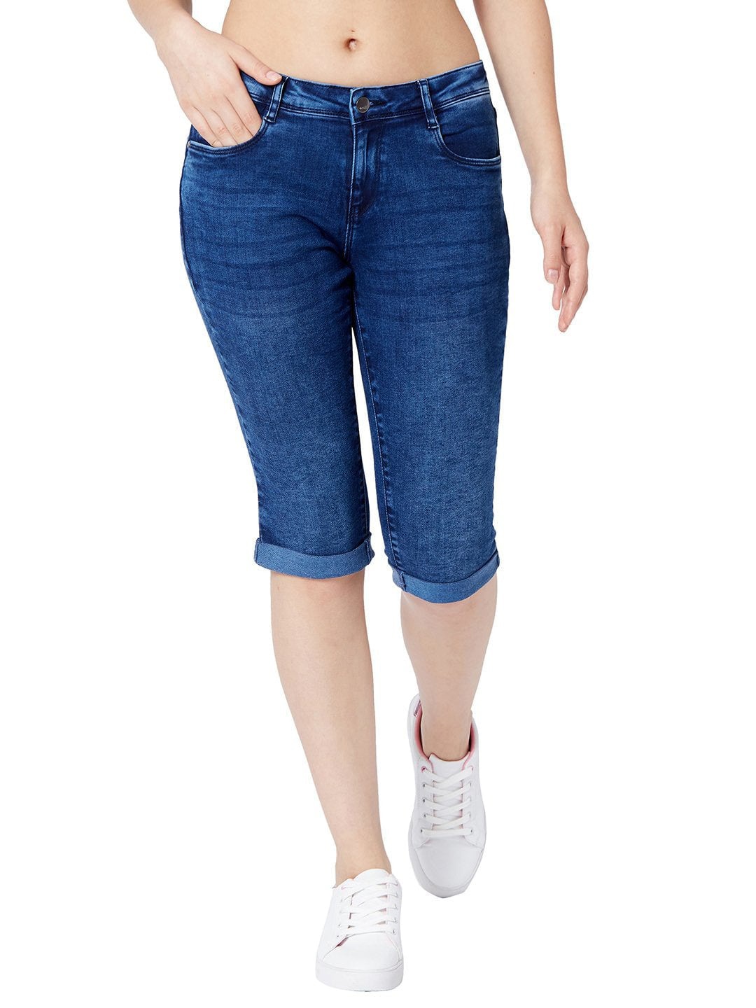 Kraus Jeans Capris, Blue