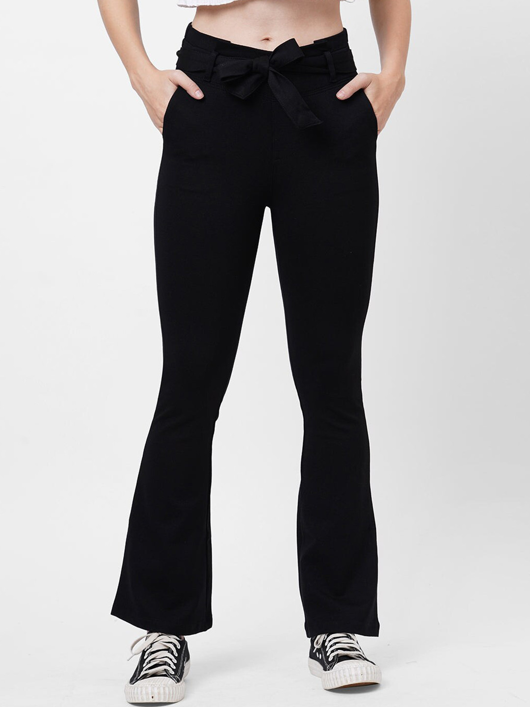 Kraus Jeans Loose Fit High-Rise Trousers, Black
Kraus Jeans Loose Fit High-Rise Trousers, Black