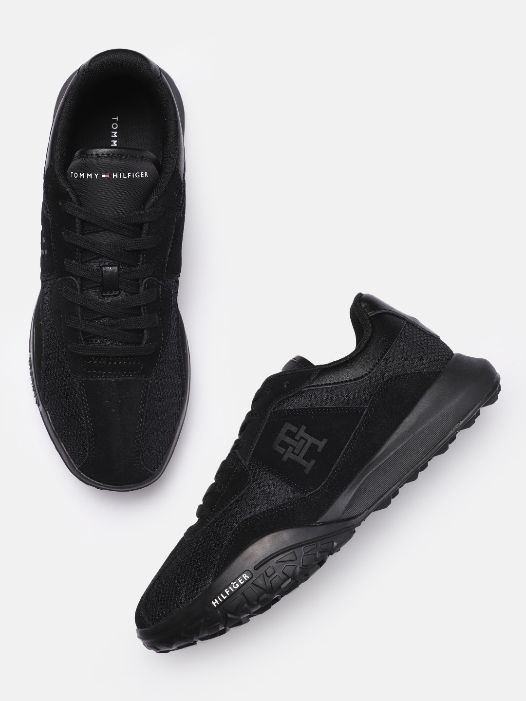 Tommy Hilfiger Men Sneakers, Black 
Tommy Hilfiger Men Sneakers, Black