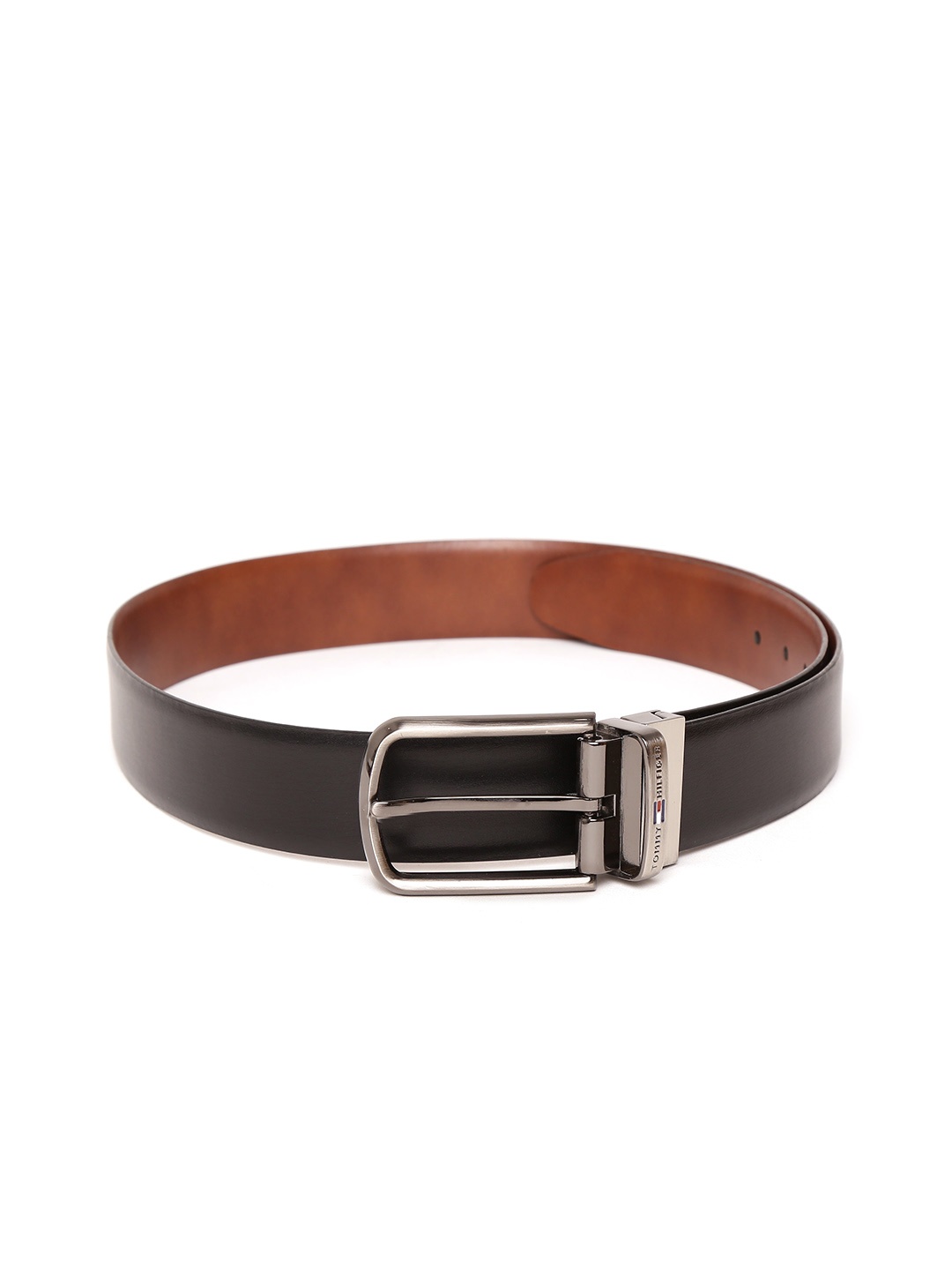 Tommy Hilfiger Men Black Leather Belt