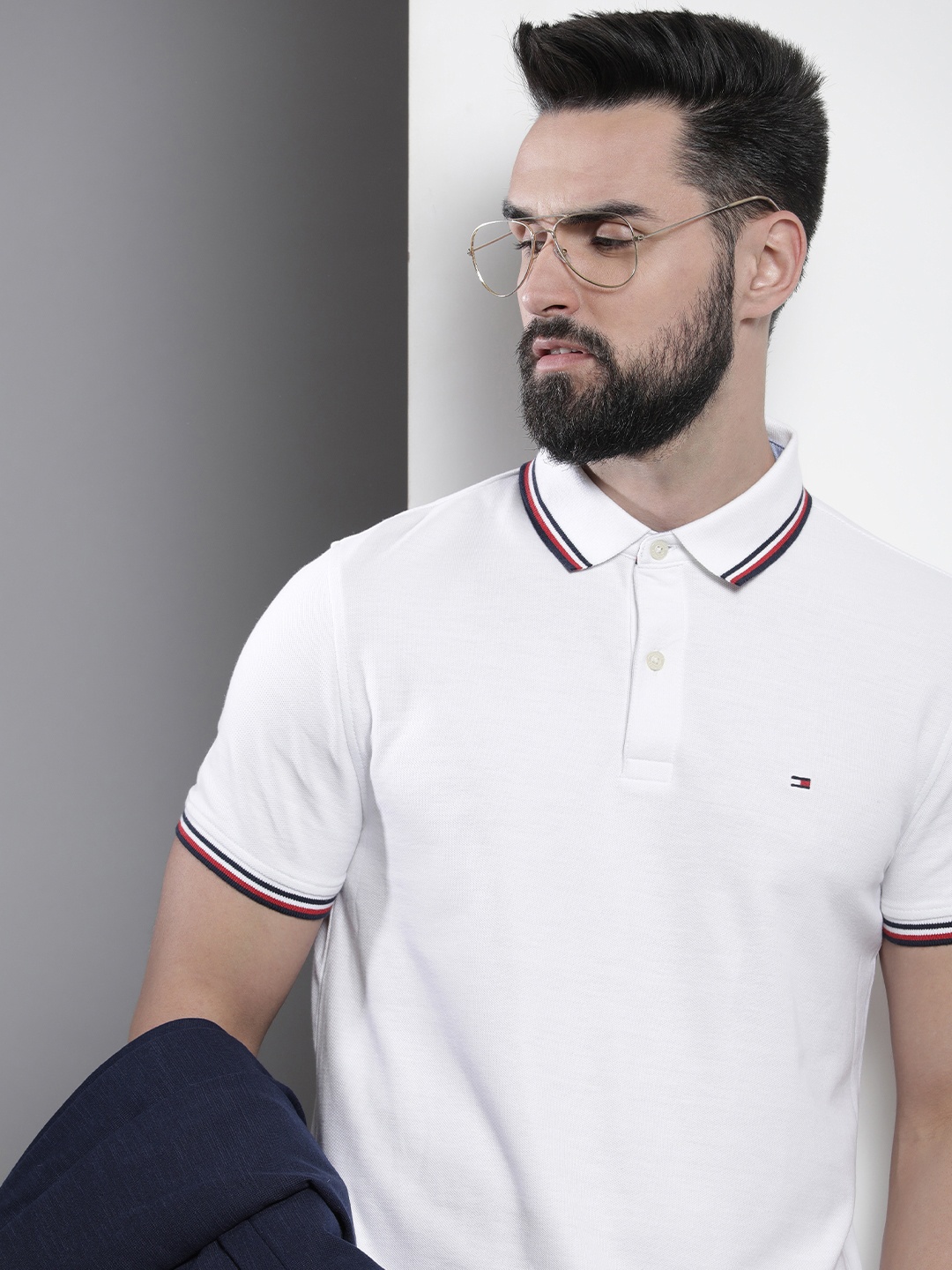 Tommy Hilfiger Men Quick Drying T-shirt, White