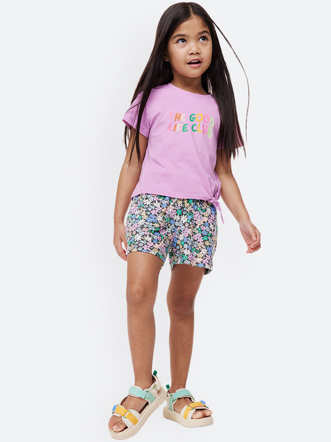 H&M Girls Printed Jersey Shorts, Grey
H&M Girls Printed Jersey Shorts, Grey