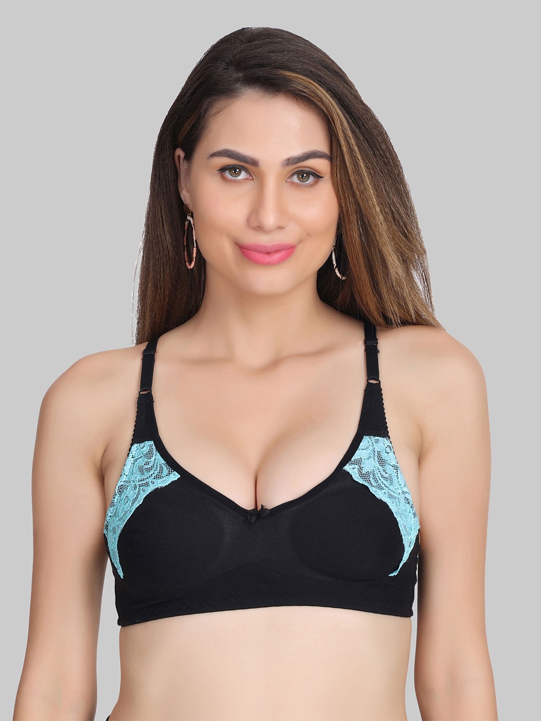 Innocence Black & Blue Bra