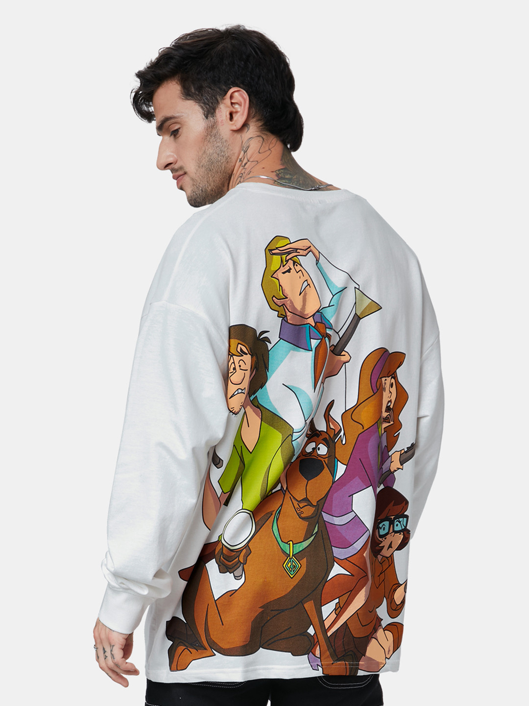 The Souled Store Men Scooby Doo Printed Drop-Shoulder Sleeves Oversized T-Shirt, White
The Souled Store Men Scooby Doo Printed Drop-Shoulder Sleeves Oversized T-Shirt, White