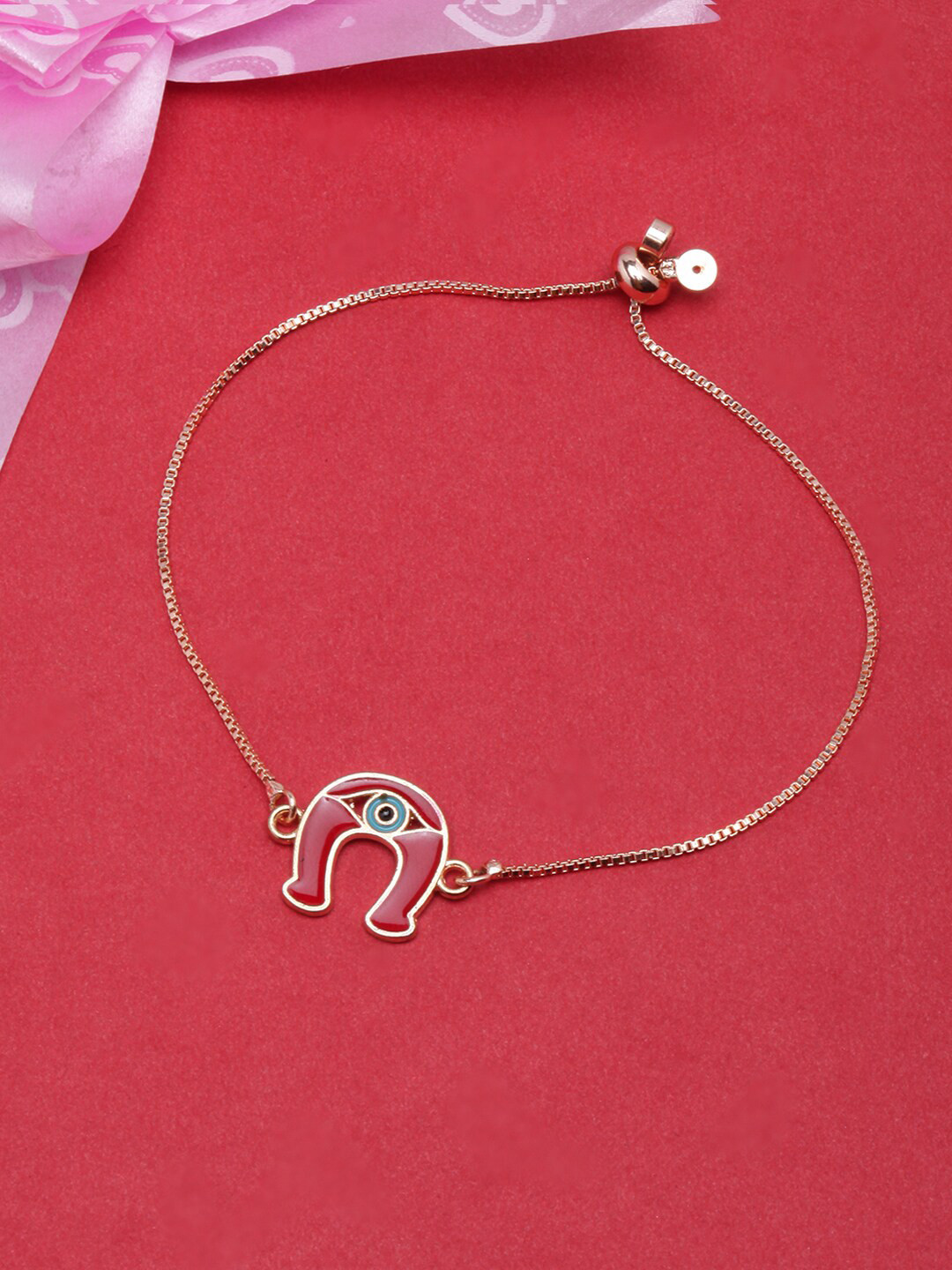 DIVA WALK Women Brass Gold-Plated Charm Bracelet
DIVA WALK Women Brass Gold-Plated Charm Bracelet