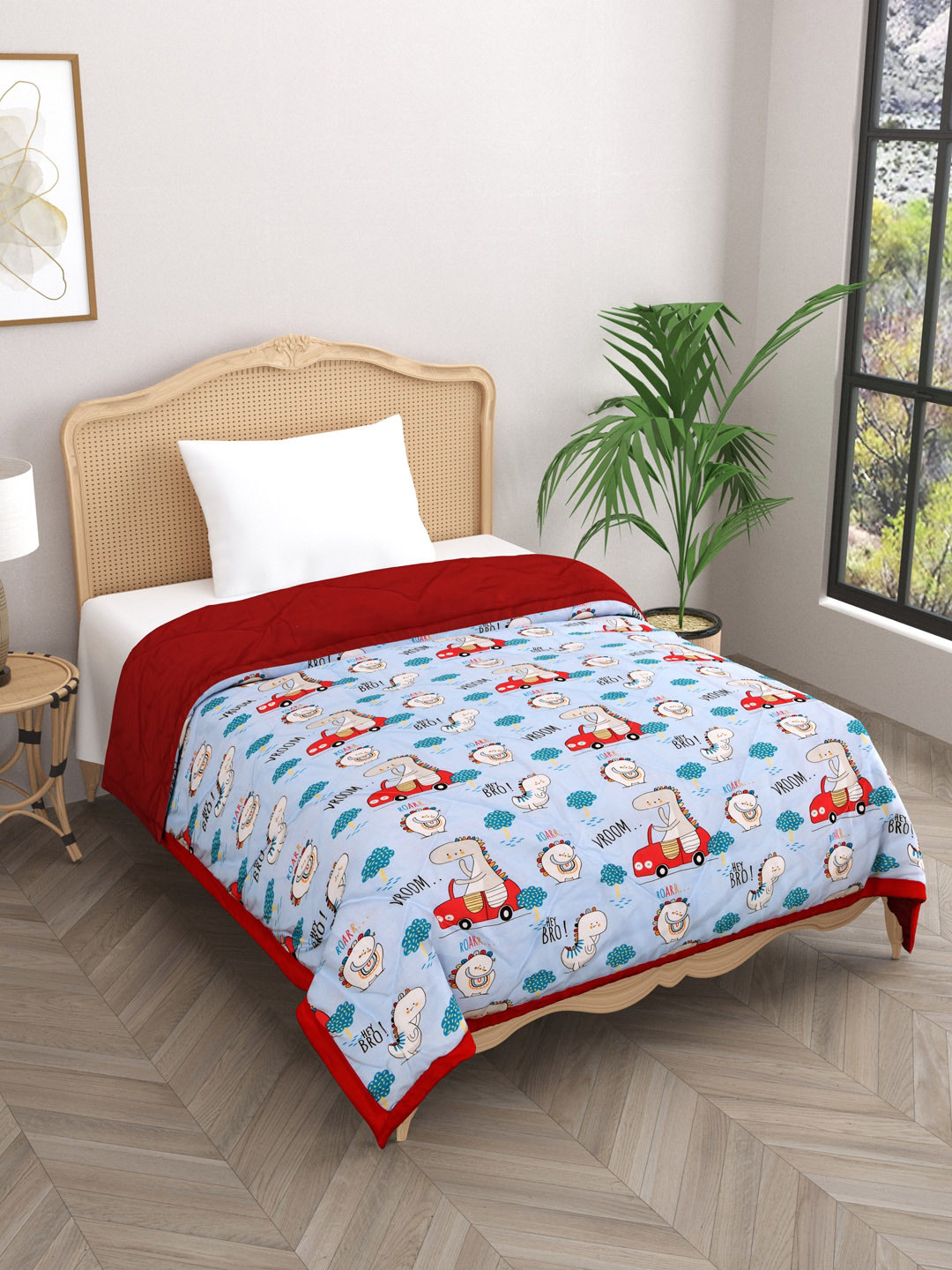 Gulaab Jaipur Blue & Red Cartoon Characters Mild Winter Cotton 500 GSM Single Bed Comforter
Gulaab Jaipur Blue & Red Cartoon Characters Mild Winter Cotton 500 GSM Single Bed Comforter