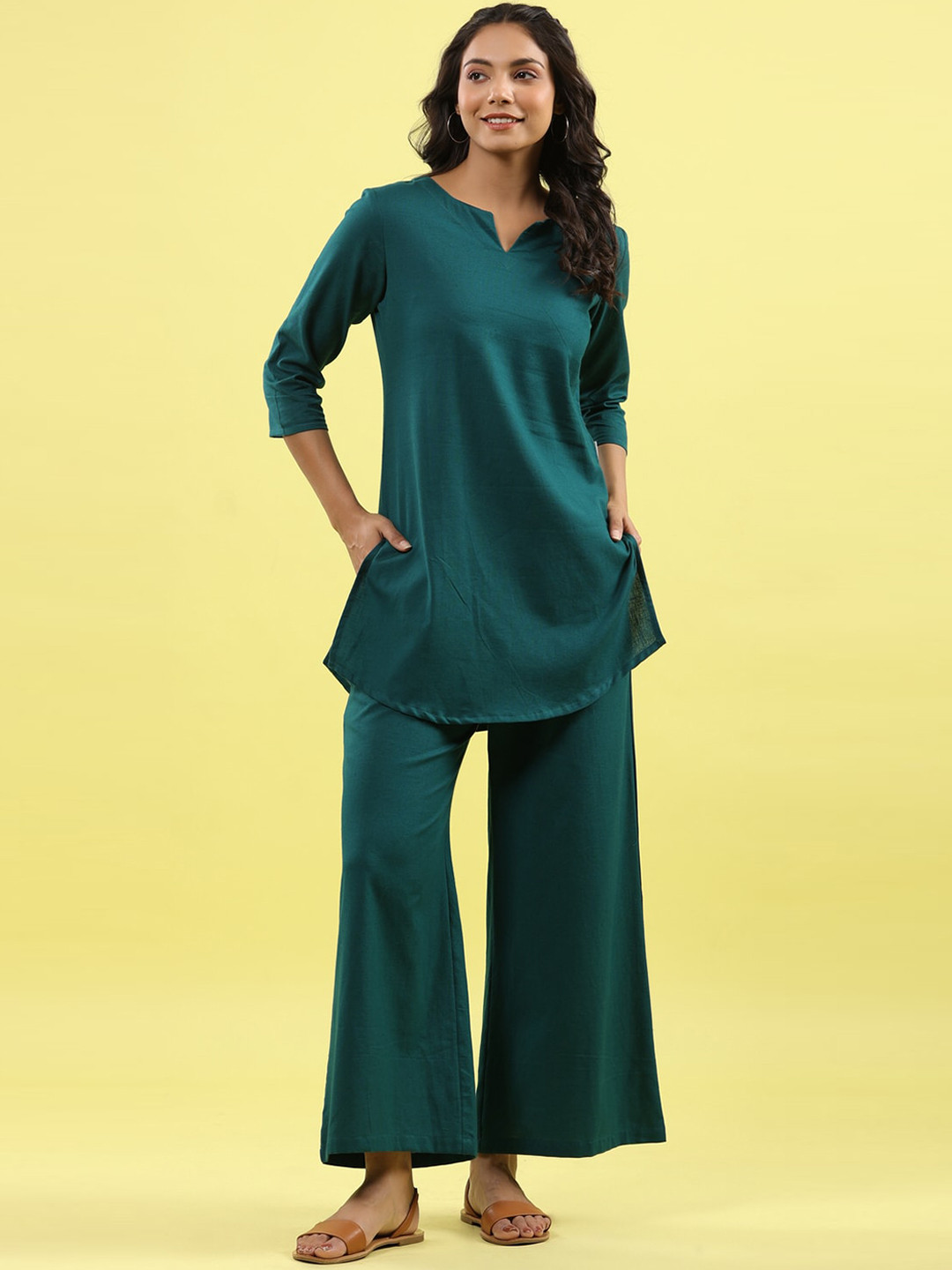 JISORA Pure Cotton Night suit, Green
JISORA Pure Cotton Night suit, Green
