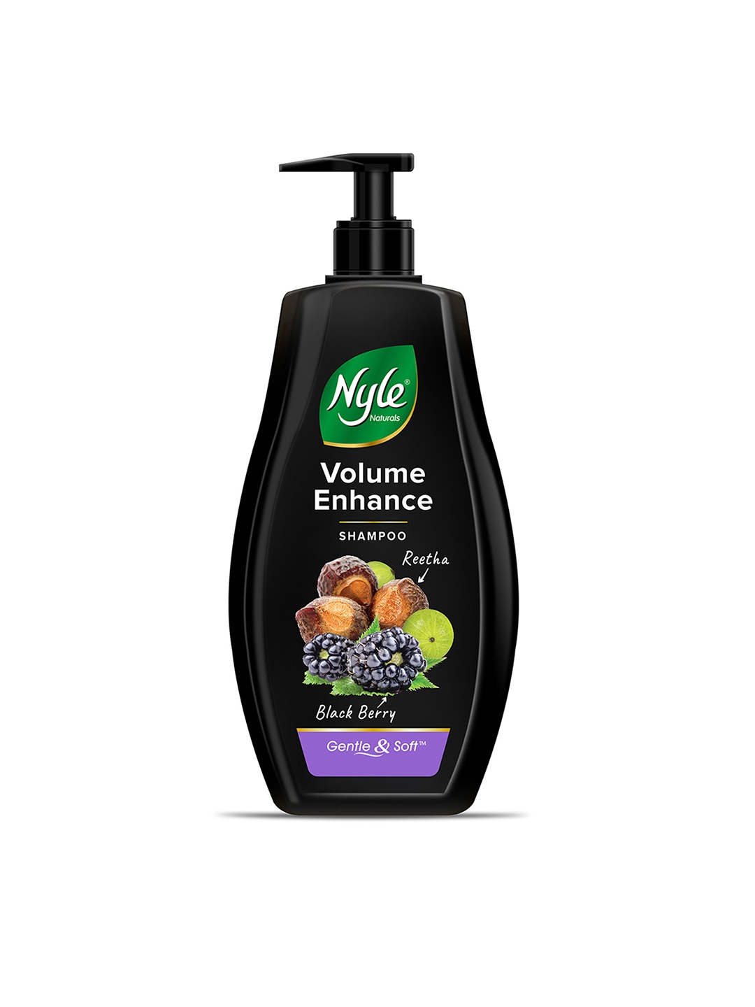 Nyle Naturals Volume Enhance Anti Hairfall Shampoo with Reetha & Blackberry - 1 litre, Black
Nyle Naturals Volume Enhance Anti Hairfall Shampoo with Reetha & Blackberry - 1 litre, Black