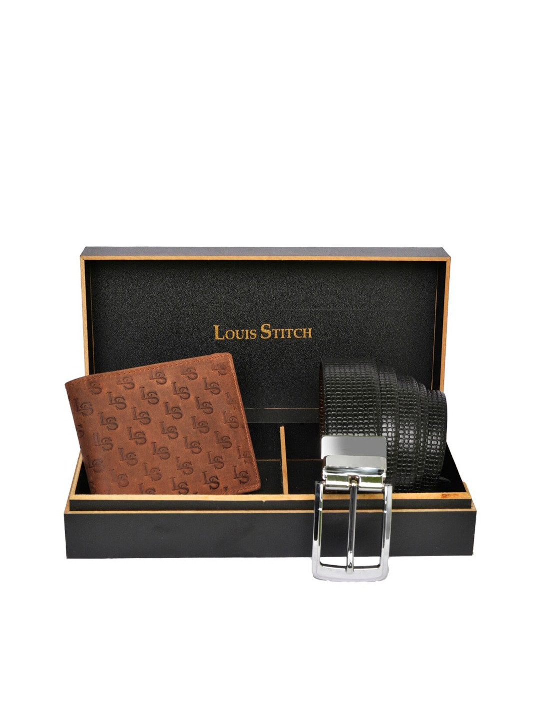 LOUIS STITCH Men Accessory Gift Set, Black
LOUIS STITCH Men Accessory Gift Set, Black
