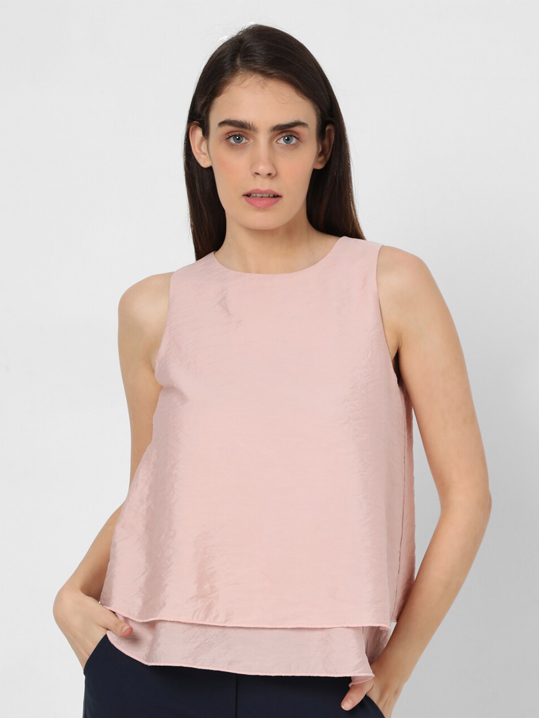 Vero Moda Layered Top, Pink