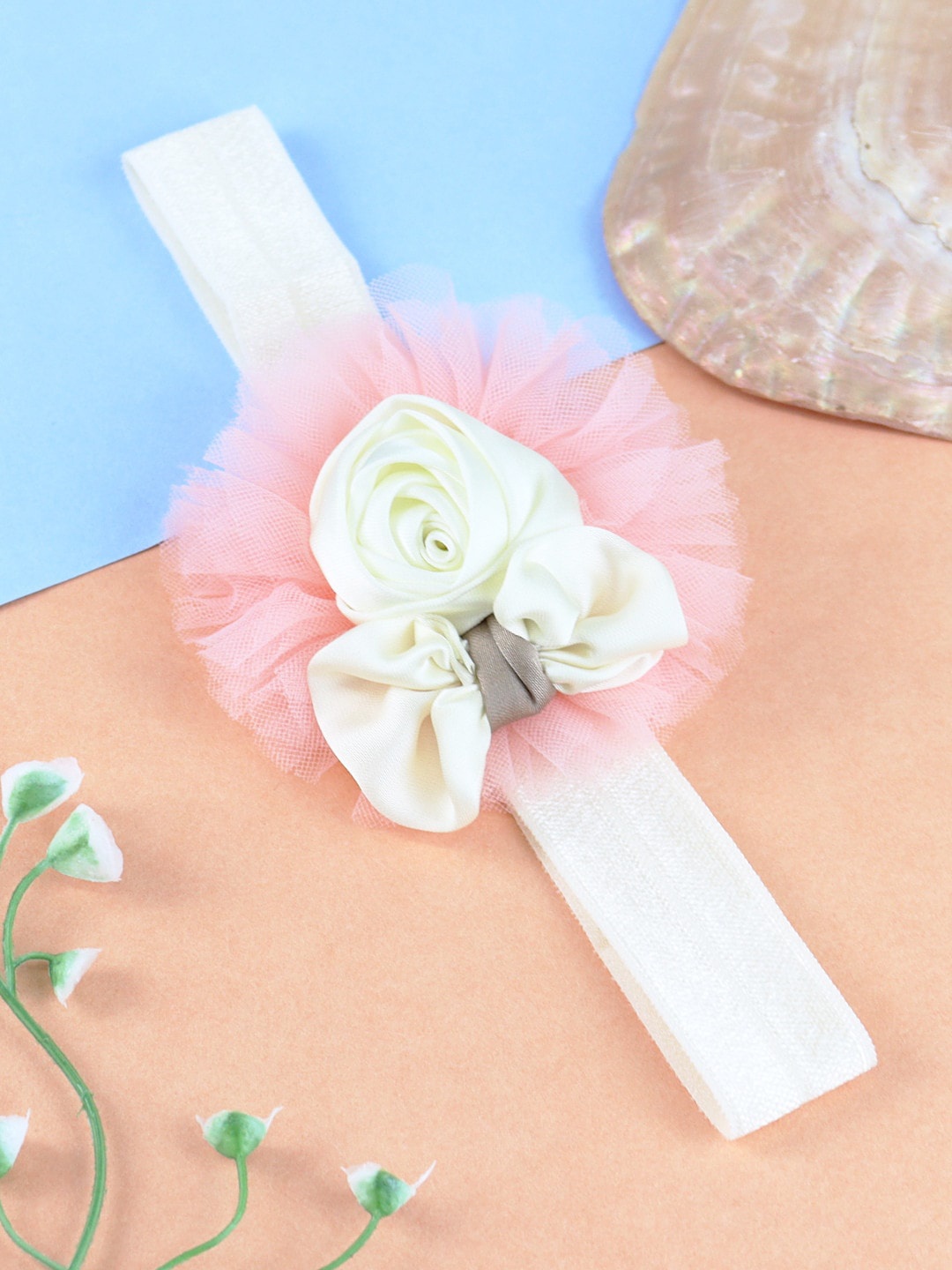 Asthetika Kids Fabric Hairband, Cream