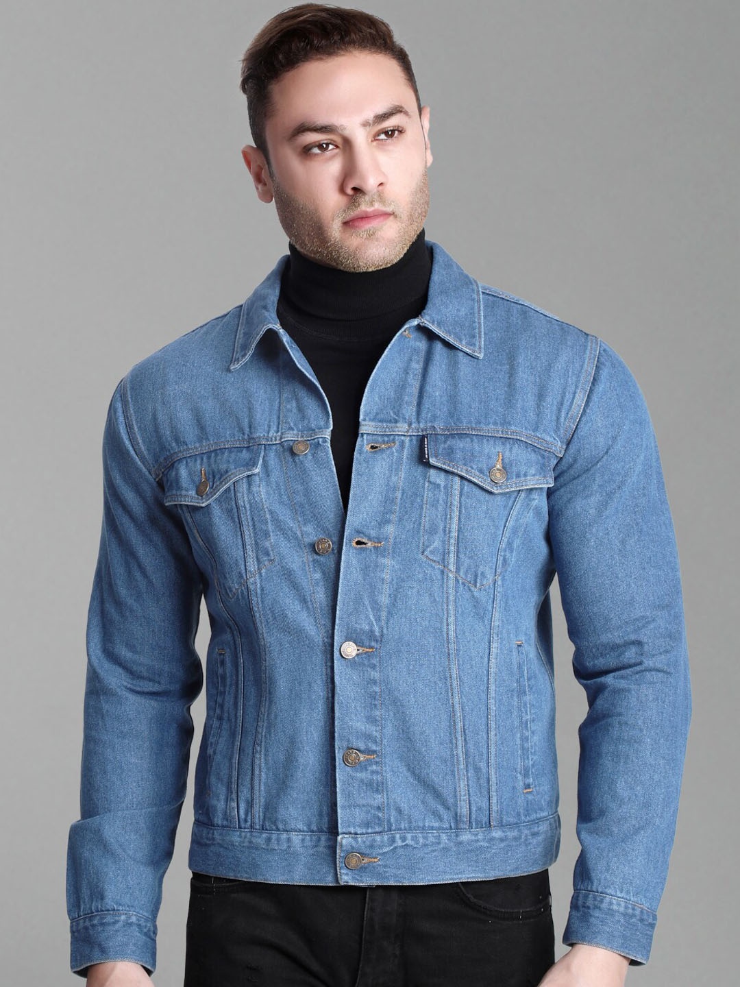 Dream of Glory Inc Men Washed Lightweight Outdoor Denim Jacket with Embroidered, Blue
Dream of Glory Inc Men Washed Lightweight Outdoor Denim Jacket with Embroidered, Blue