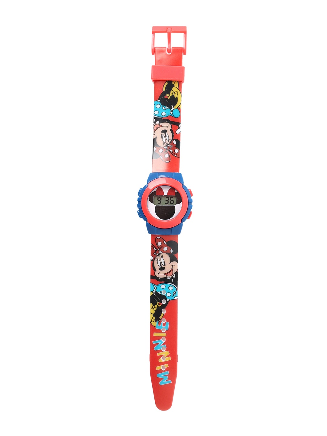 Disney Girls Disney Minnie Printed Dial & Straps Digital Multi Function Automatic Watch
Disney Girls Disney Minnie Printed Dial & Straps Digital Multi Function Automatic Watch