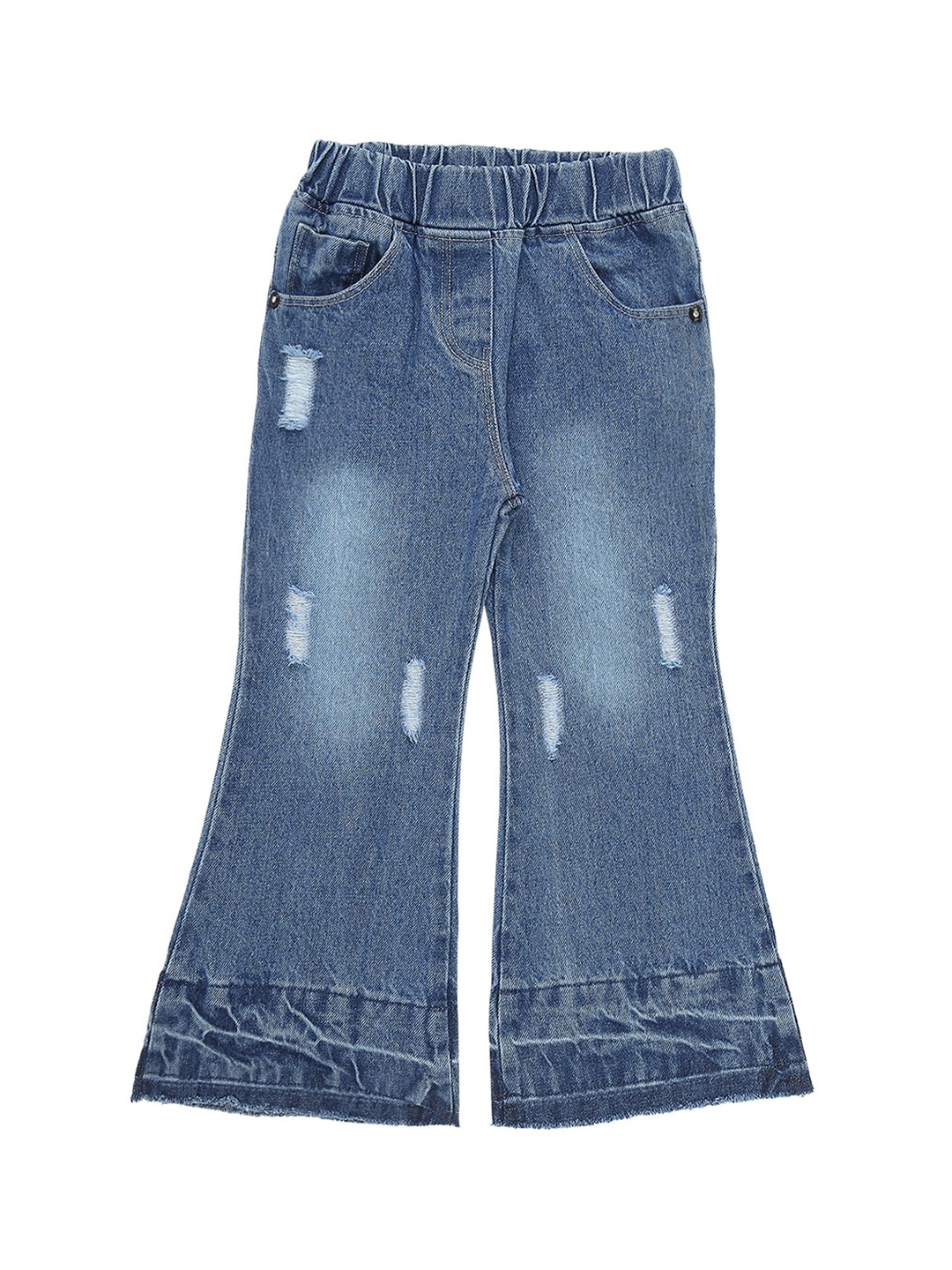 Actuel Girls Bootcut Mildly Distressed Light Fade Stretchable Pure Cotton Jeans, Blue
Actuel Girls Bootcut Mildly Distressed Light Fade Stretchable Pure Cotton Jeans, Blue