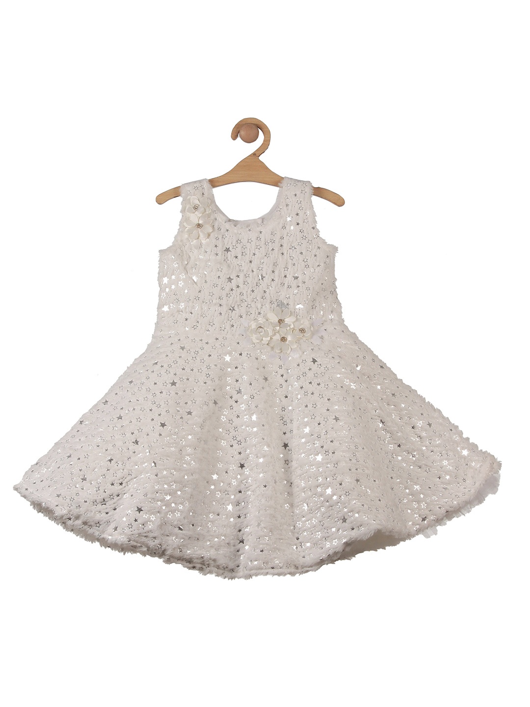 Lil Lollipop Embellished Dress, White