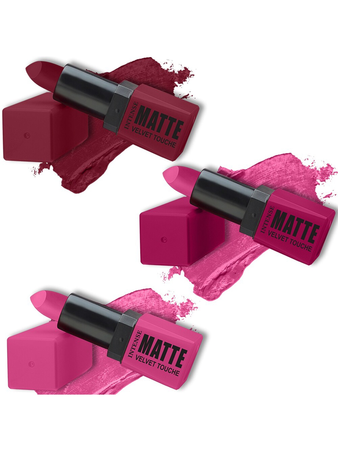 ForSure Set Of 3 Long-Lasting Smooth Intense Matte Velvet Touche Lipstick - 3.5g Each, Pink
ForSure Set Of 3 Long-Lasting Smooth Intense Matte Velvet Touche Lipstick - 3.5g Each, Pink