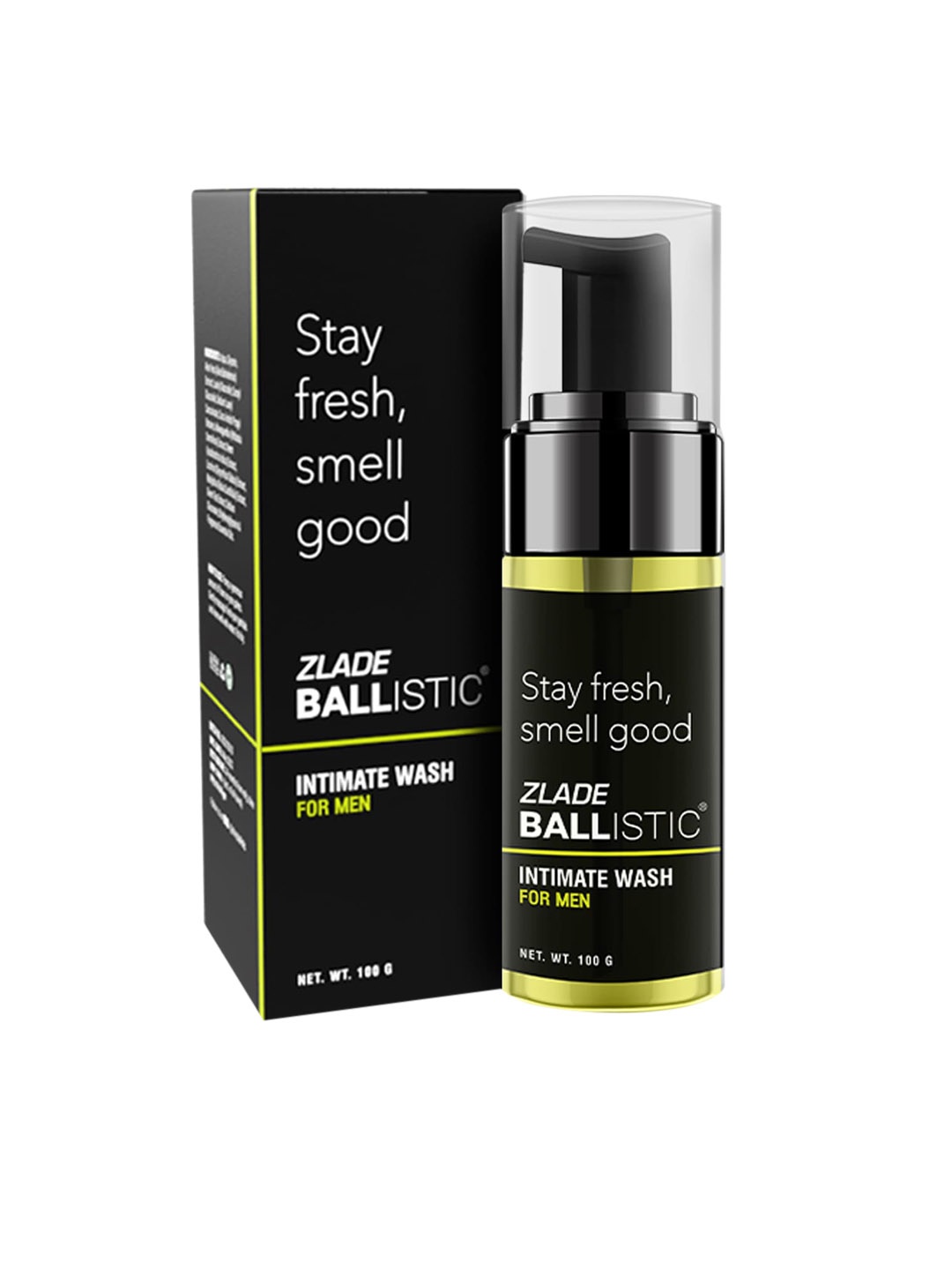 ZLADE Men Ballistic pH Balanced & Paraben Free Intimate Wash with Neem & Green Tea - 100ml, Black
ZLADE Men Ballistic pH Balanced & Paraben Free Intimate Wash with Neem & Green Tea - 100ml, Black