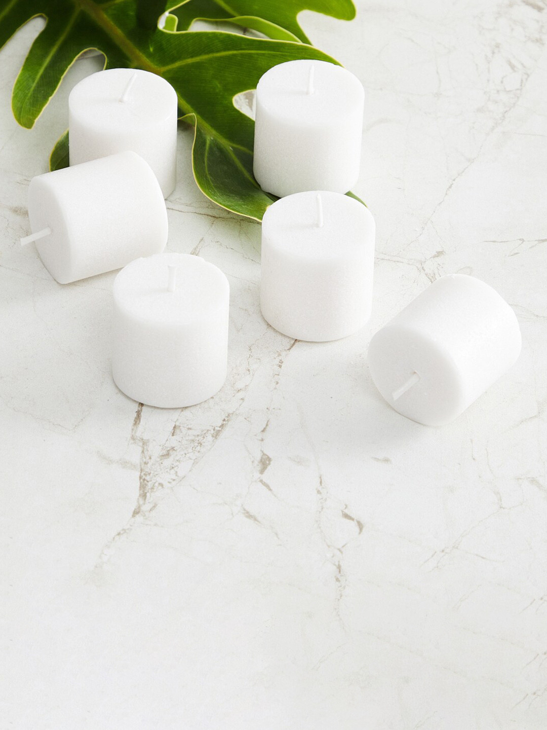 Home Centre Set Of 6 Round Votive Candles, White
Home Centre Set Of 6 Round Votive Candles, White