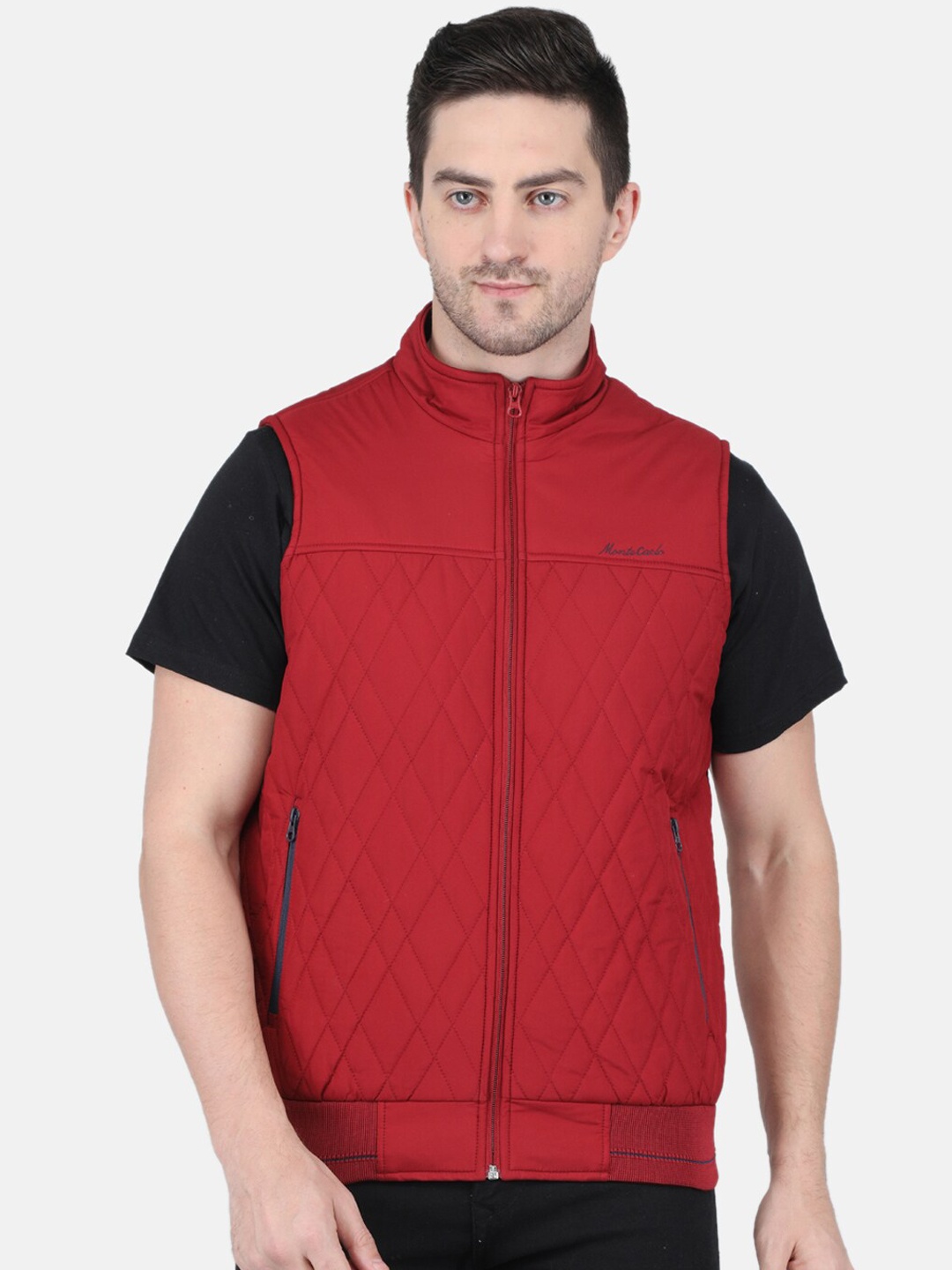 Monte Carlo Men Puffer Jacket, Red