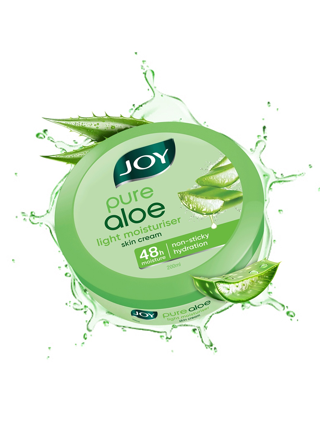 JOY Pure Aloe Cream for Face & Body All in One Skin Cream for Dry Skin - 200ml, Green
JOY Pure Aloe Cream for Face & Body All in One Skin Cream for Dry Skin - 200ml, Green