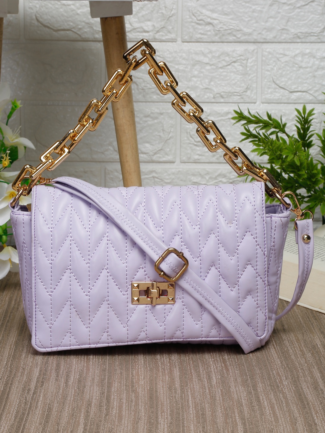 Apsis Structured Handheld Bag, Lavender