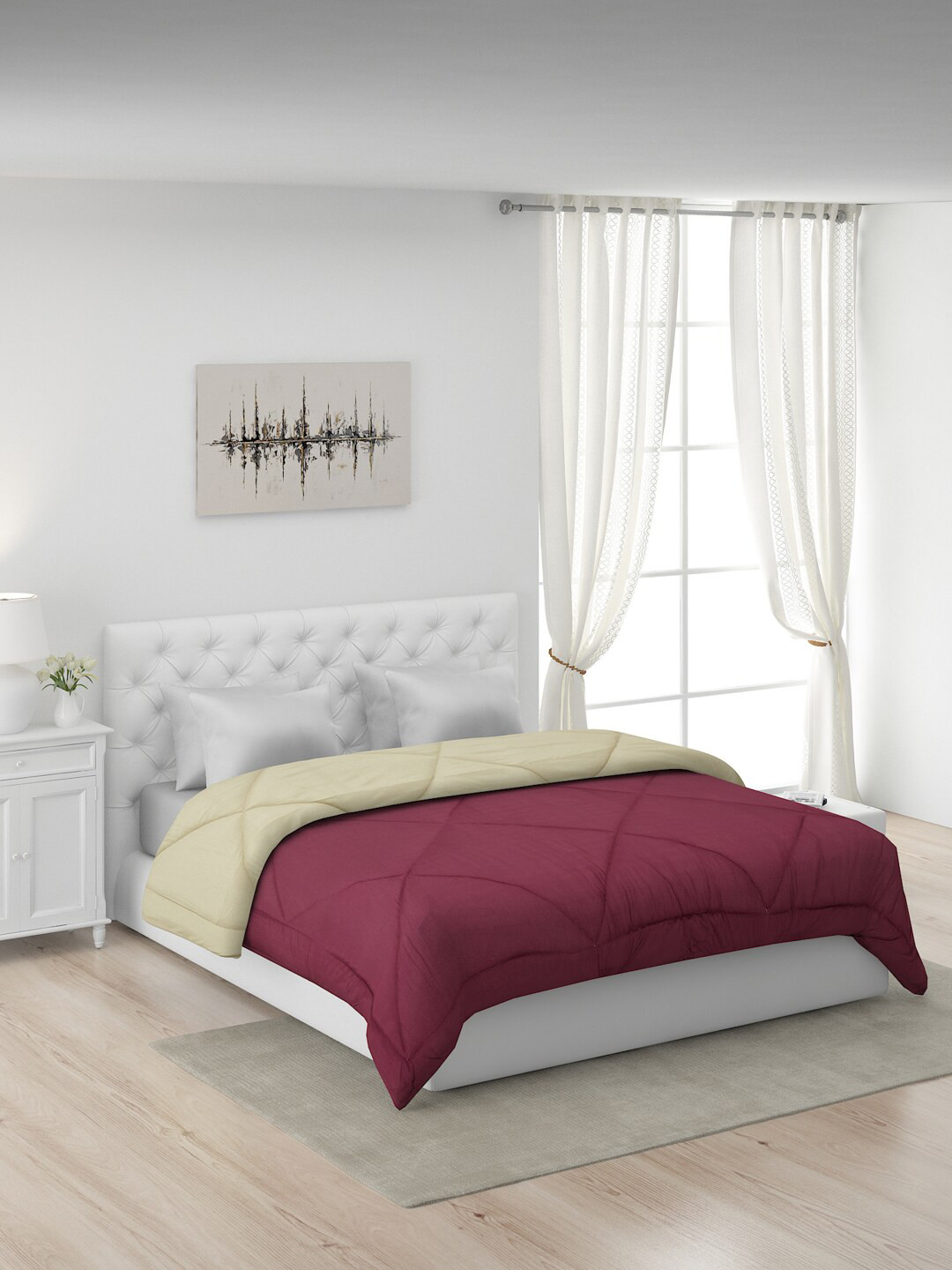 Monte Carlo Addison Maroon & Green Microfiber Mild Winter 210 GSM Double Bed Comforter
Monte Carlo Addison Maroon & Green Microfiber Mild Winter 210 GSM Double Bed Comforter