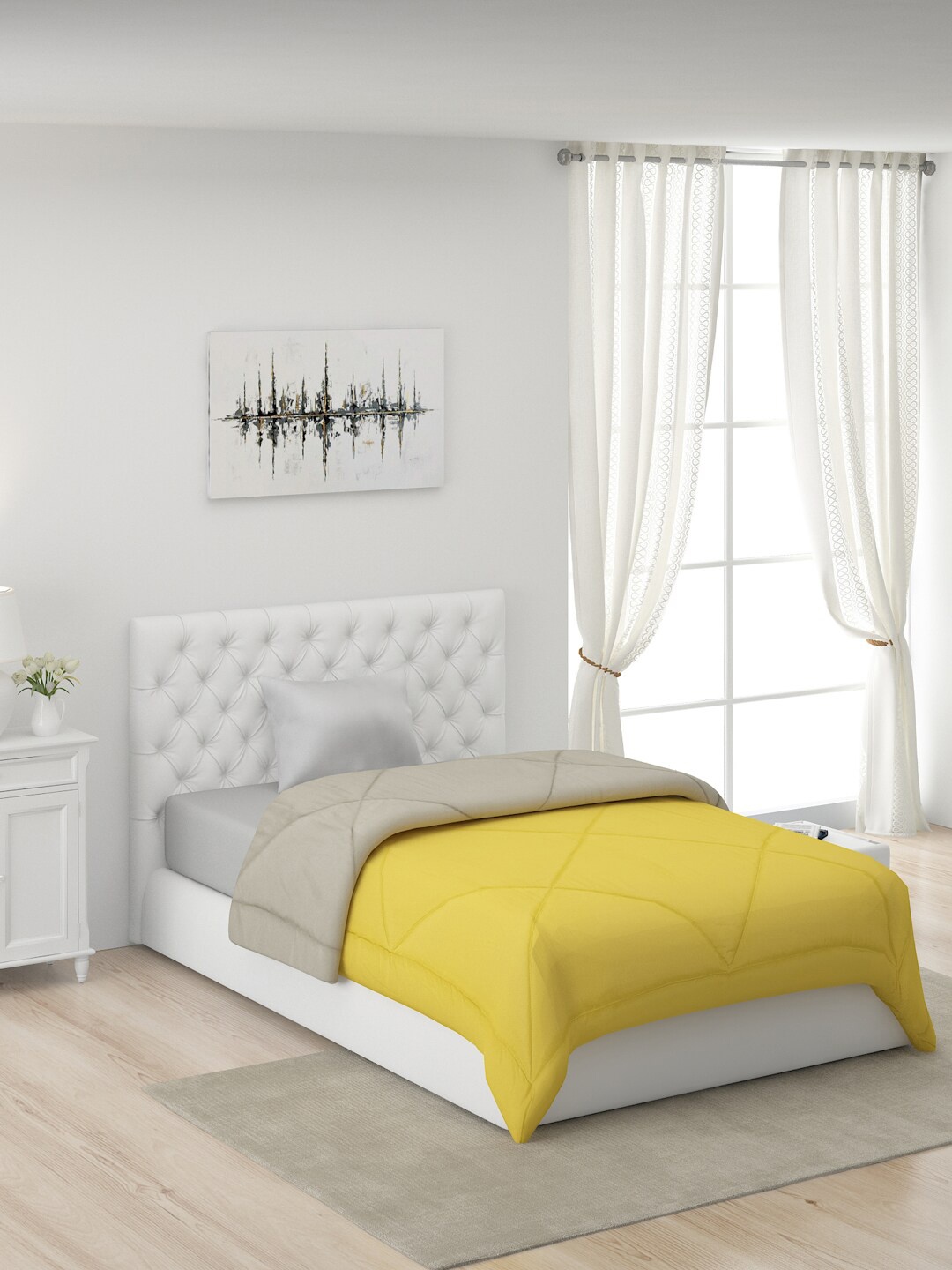 Monte Carlo Amanda Yellow & Grey Microfiber Mild Winter 210 GSM Single Bed Comforter
Monte Carlo Amanda Yellow & Grey Microfiber Mild Winter 210 GSM Single Bed Comforter