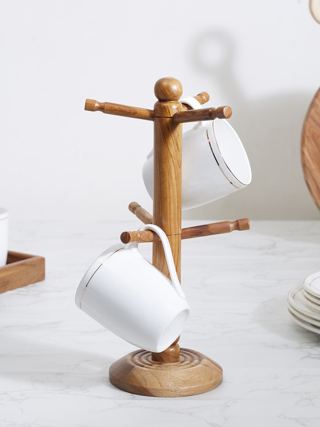 HomeTown Brown Wooden Mug Holder Tree
HomeTown Brown Wooden Mug Holder Tree