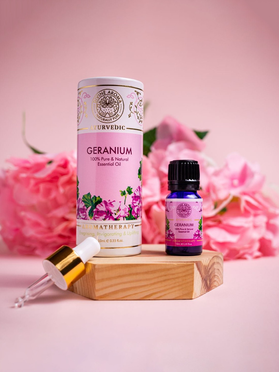 DIVINE AROMA 100% Pure & Natural Essential Steam Distallation Geranium Body Oil - 10 ml, Pink
DIVINE AROMA 100% Pure & Natural Essential Steam Distallation Geranium Body Oil - 10 ml, Pink