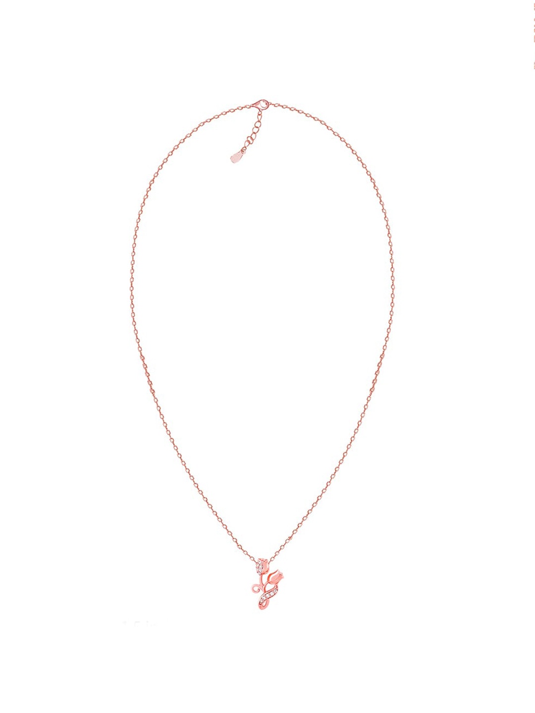 GIVA 925 Sterling Silver Rose Gold-Plated Floral Shaped Pendant with Link Chain
GIVA 925 Sterling Silver Rose Gold-Plated Floral Shaped Pendant with Link Chain