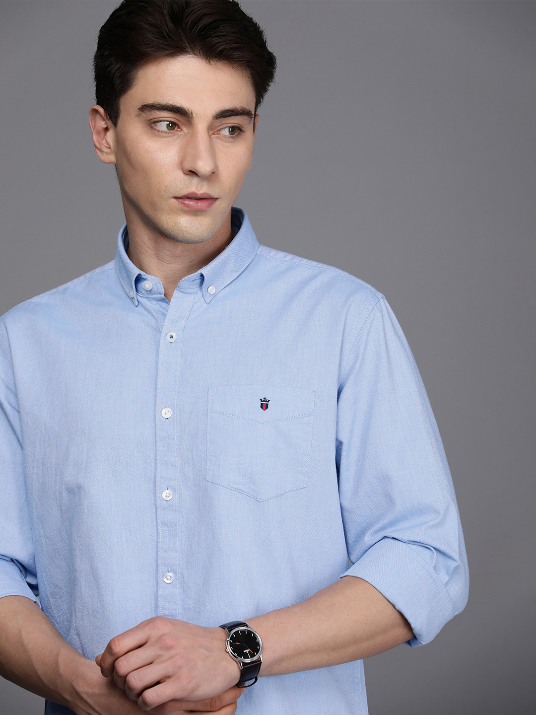 Louis Philippe Sport Slim Fit Pure Cotton Casual Shirt, Blue
Louis Philippe Sport Slim Fit Pure Cotton Casual Shirt, Blue