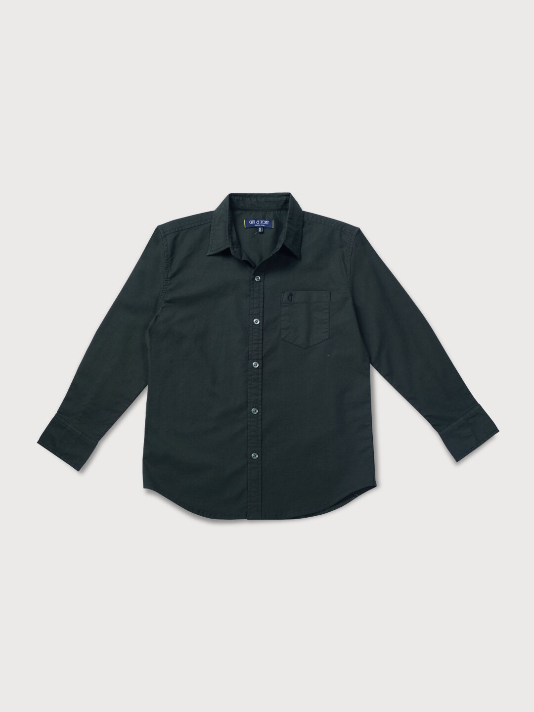 Gini and Jony Boys Olive Green Casual Shirt