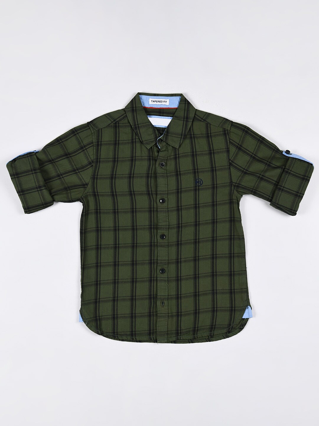 Bella Moda Boys Comfort Windowpane Checked Casual Pure Cotton Shirt, Green
Bella Moda Boys Comfort Windowpane Checked Casual Pure Cotton Shirt, Green