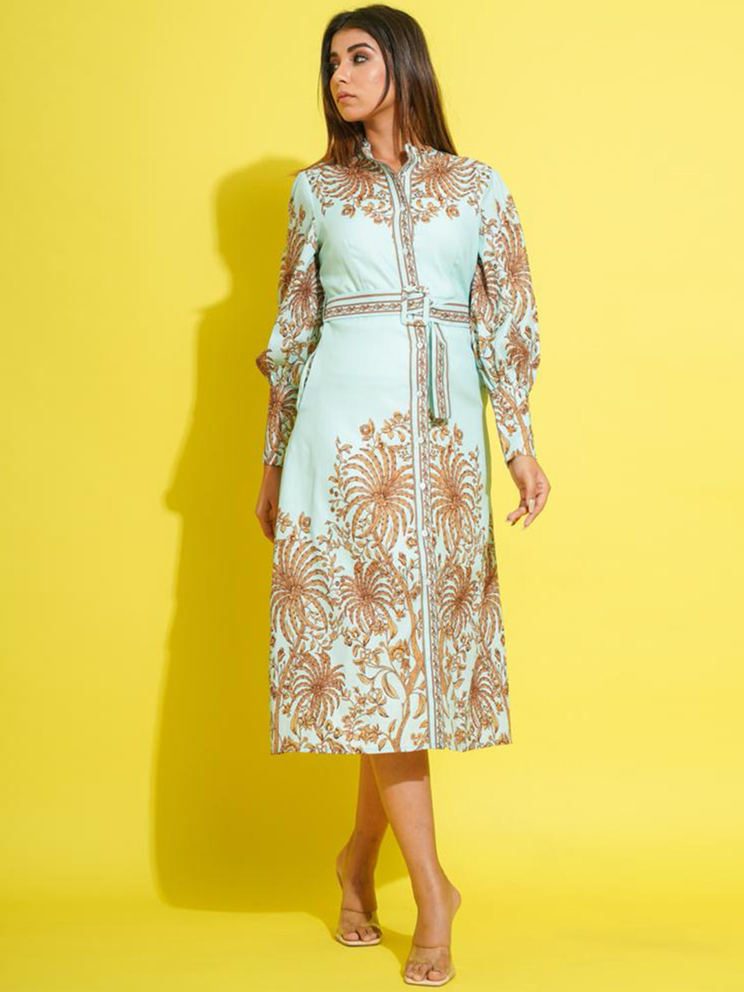 AUTUMN LANE Floral A-Line Dress, Blue
AUTUMN LANE Floral A-Line Dress, Blue