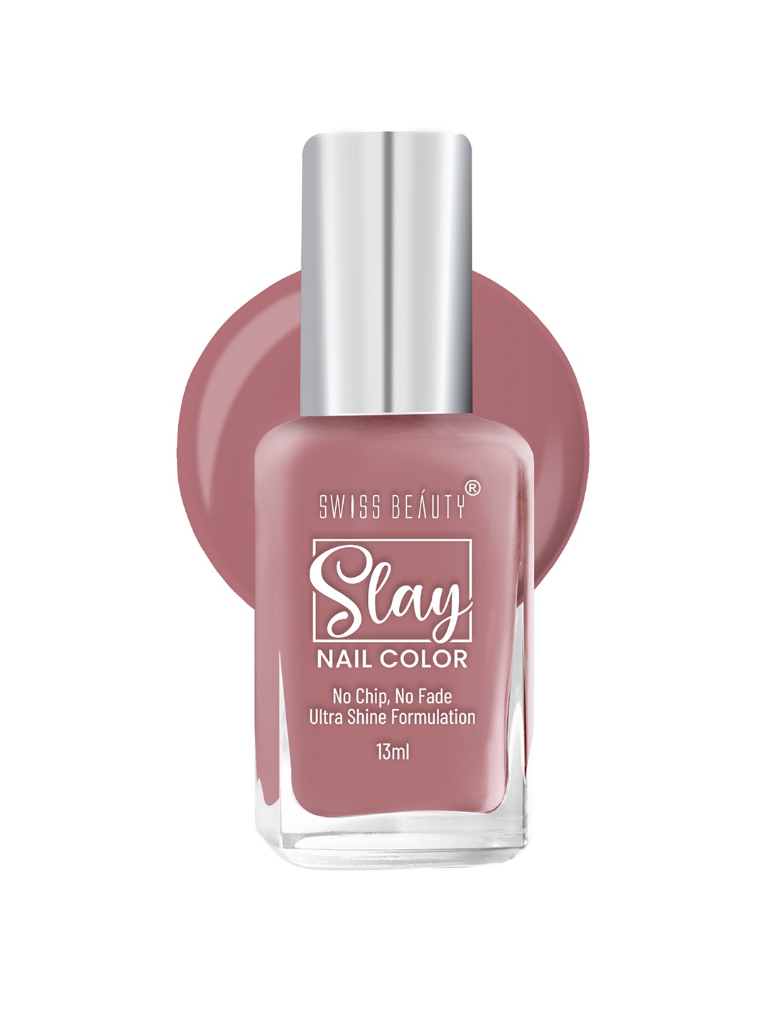 SWISS BEAUTY Quick Dry Slay Nail Polish with Ultra Shine Formula 13 ml - Gaze Star 37, Brown
SWISS BEAUTY Quick Dry Slay Nail Polish with Ultra Shine Formula 13 ml - Gaze Star 37, Brown