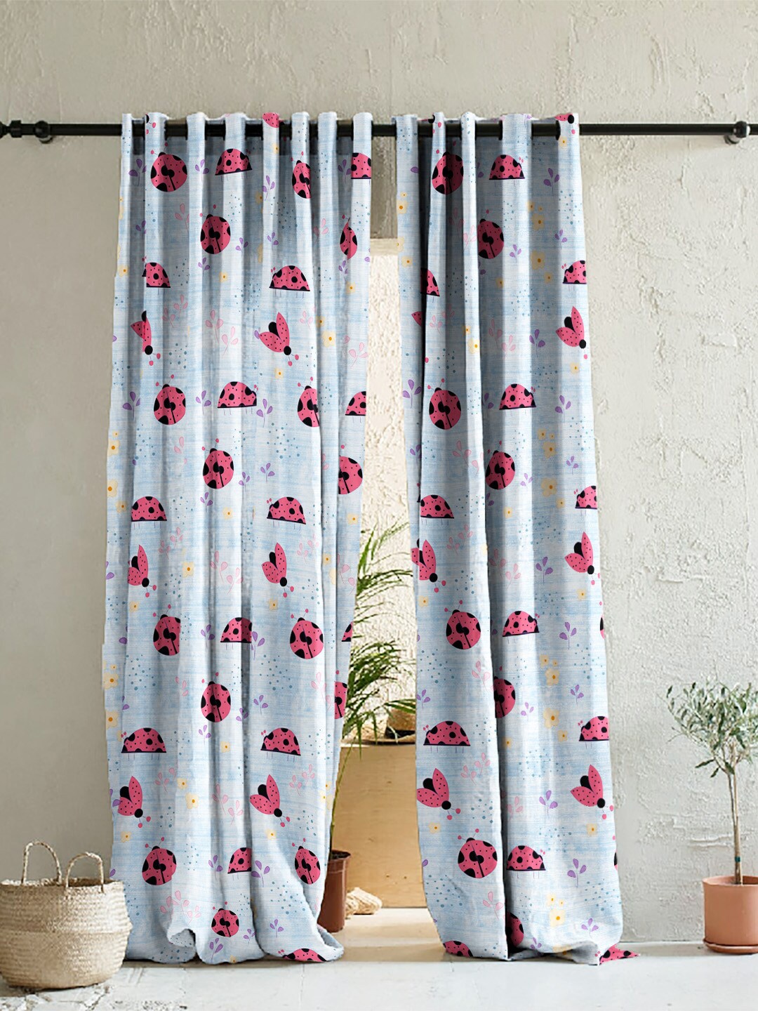SPACES Set Of 2 Blue Kids Set Of 2 Blue Quirky Print Satin Room Darkening Long Door Curtain 9 Ft
SPACES Set Of 2 Blue Kids Set Of 2 Blue Quirky Print Satin Room Darkening Long Door Curtain 9 Ft
