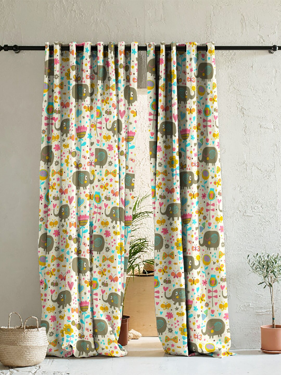 SPACES Set Of 2 Yellow Kids Set Of 2 Yellow Quirky Print Satin Room Darkening Door Curtain 7 Ft
SPACES Set Of 2 Yellow Kids Set Of 2 Yellow Quirky Print Satin Room Darkening Door Curtain 7 Ft