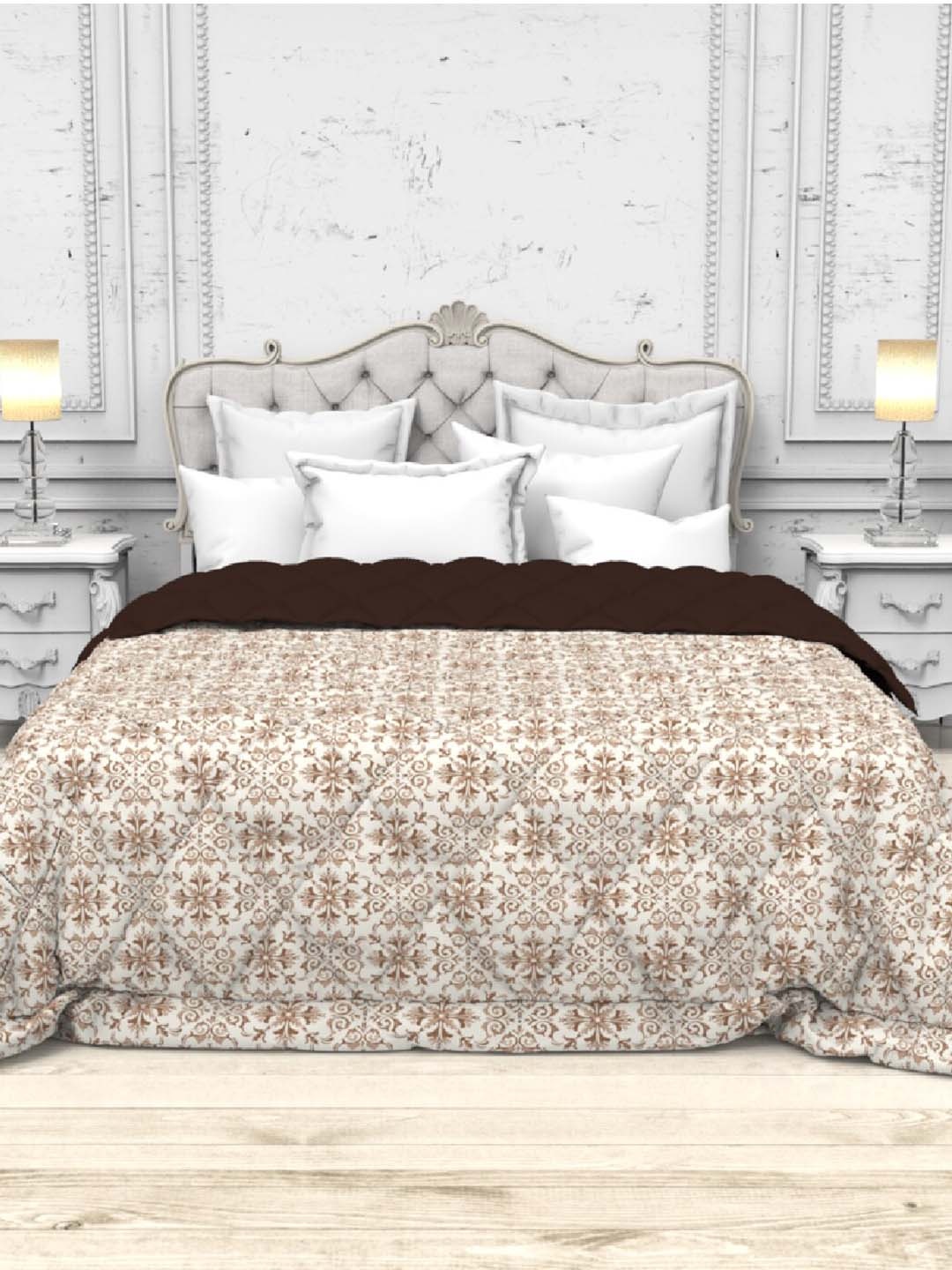 THE WHITE MOSS Cream-Coloured & Brown Ethnic Motifs AC Room 300 GSM Double Bed Comforter
THE WHITE MOSS Cream-Coloured & Brown Ethnic Motifs AC Room 300 GSM Double Bed Comforter