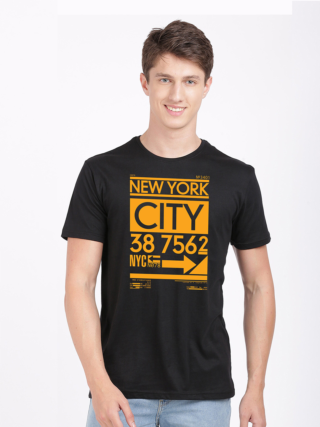 BLACK RADIO Men Printed Round Neck Cotton T shirt t 
BLACK RADIO Men Printed Round Neck Cotton T shirt t