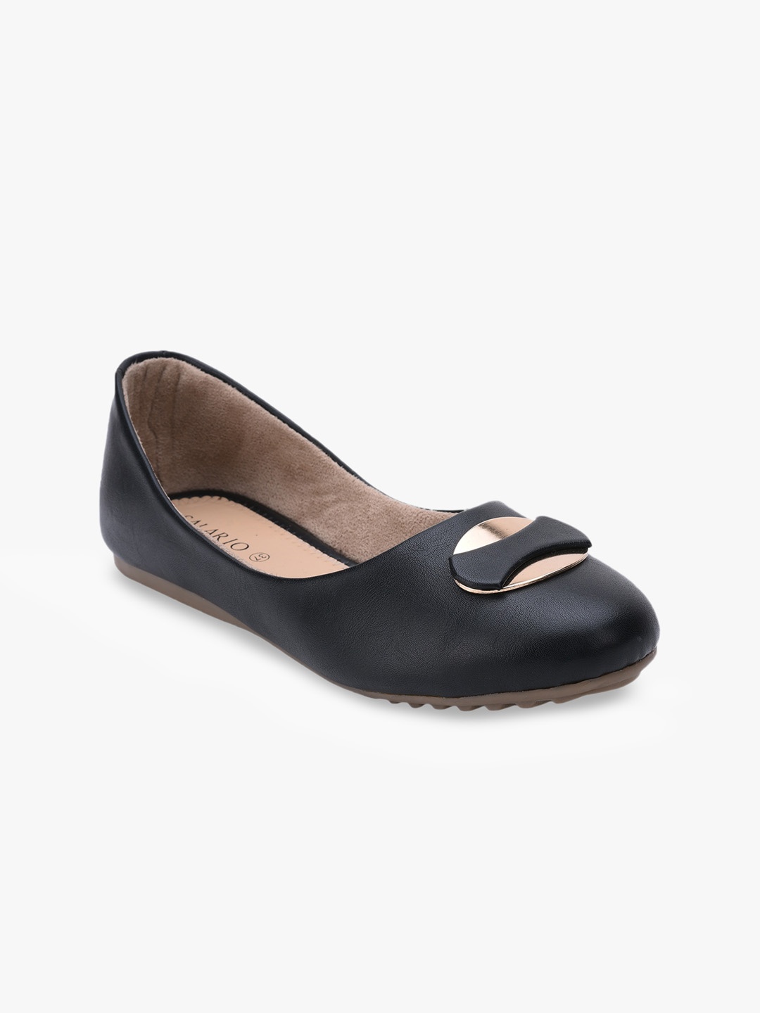 SALARIO Women Ballerinas Flats, Black