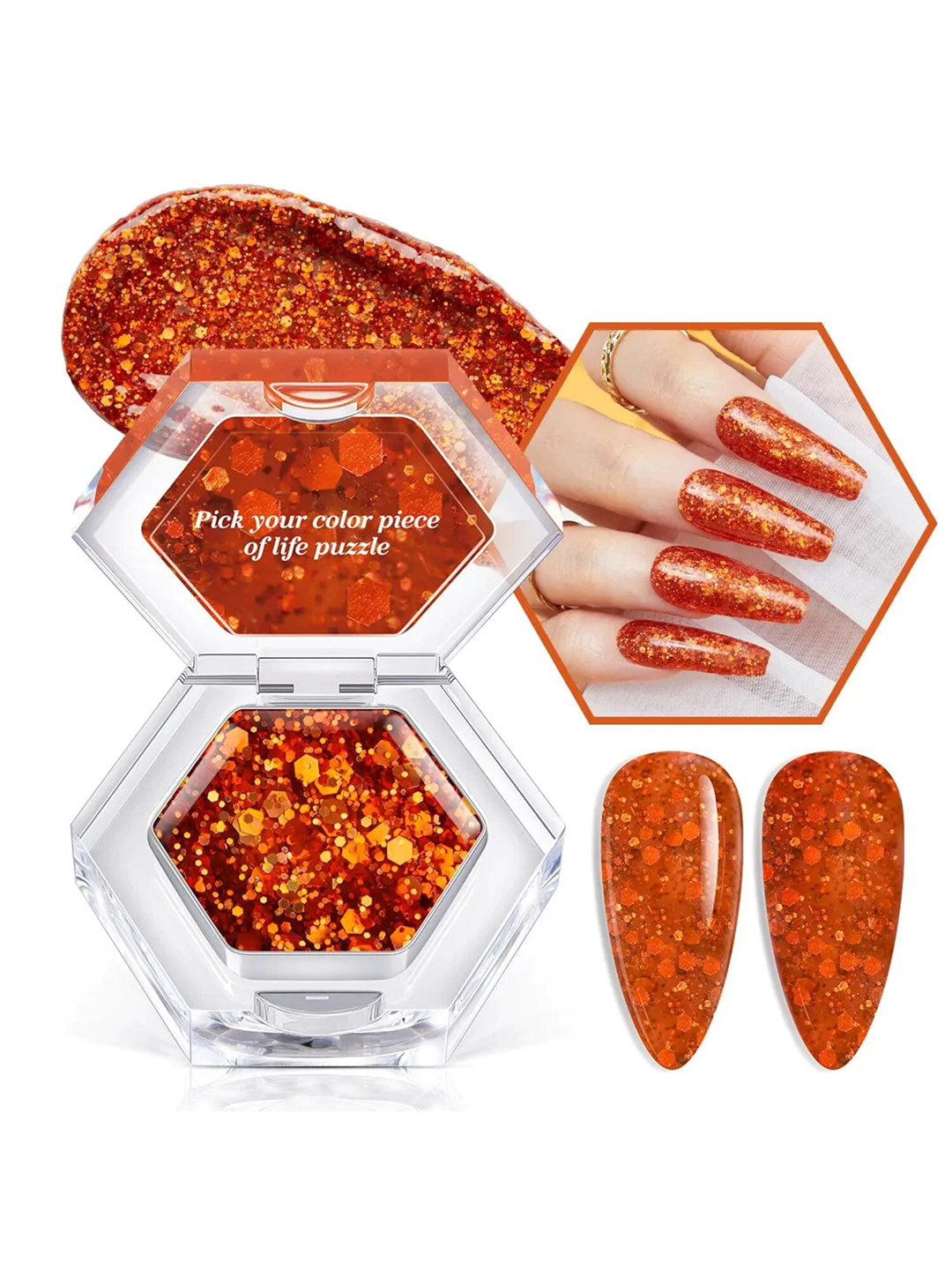 Modelones Coloring Life Long Lasting Cream UV Gel Nail Polish Cube 3 gm - Solar Kick, Orange
Modelones Coloring Life Long Lasting Cream UV Gel Nail Polish Cube 3 gm - Solar Kick, Orange