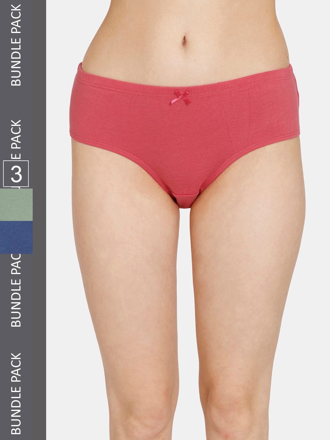 Rosaline by Zivame Women Pack Of 3 Pure Cotton Hipster Briefs RO2065FASHDBLUE, Blue 
Rosaline by Zivame Women Pack Of 3 Pure Cotton Hipster Briefs RO2065FASHDBLUE, Blue