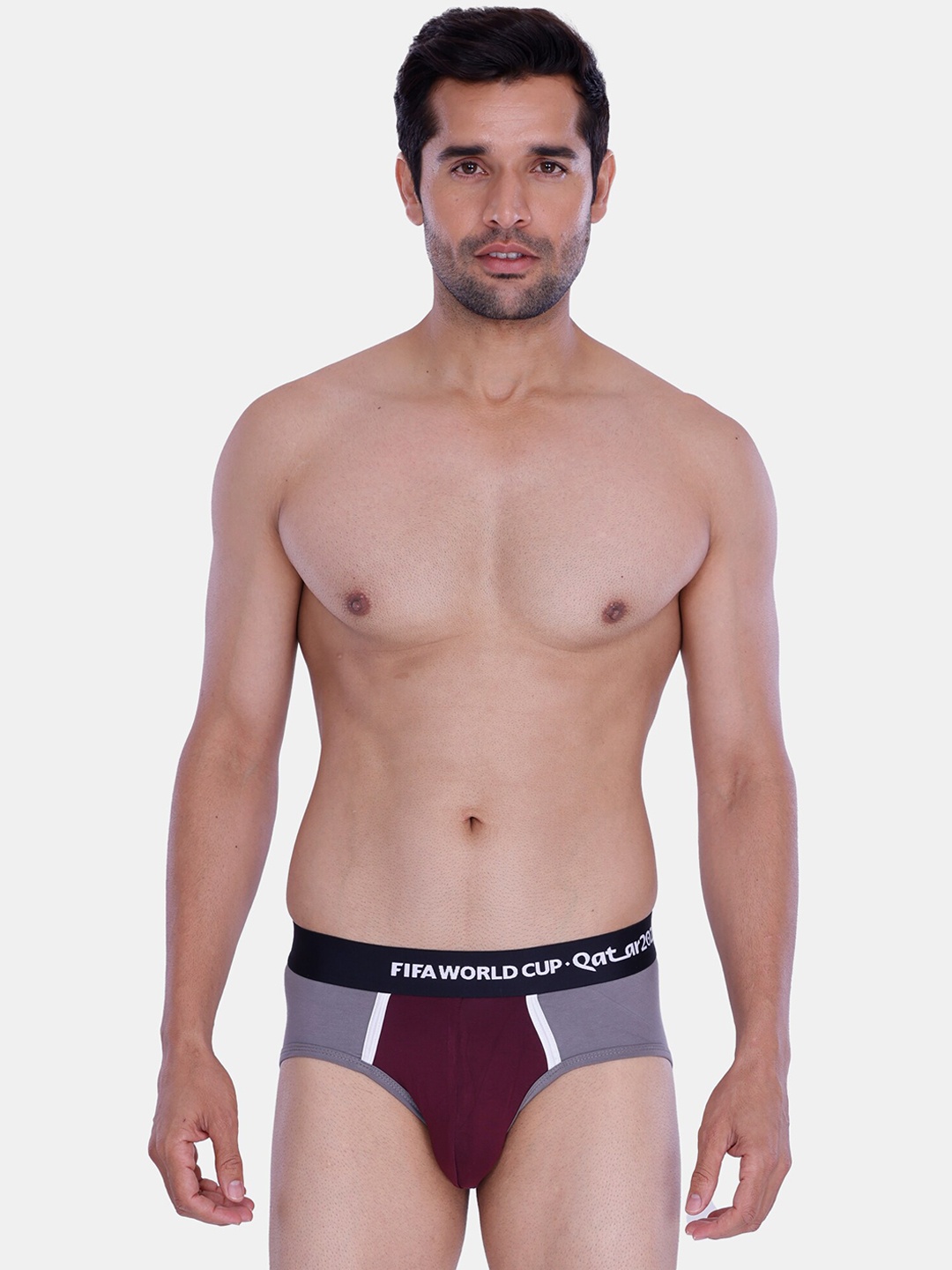 FREECULTR Men FIFA World Cup Qatar 2022 Printed Micro-Modal Anti Microbial Basic Brief, Grey
FREECULTR Men FIFA World Cup Qatar 2022 Printed Micro-Modal Anti Microbial Basic Brief, Grey