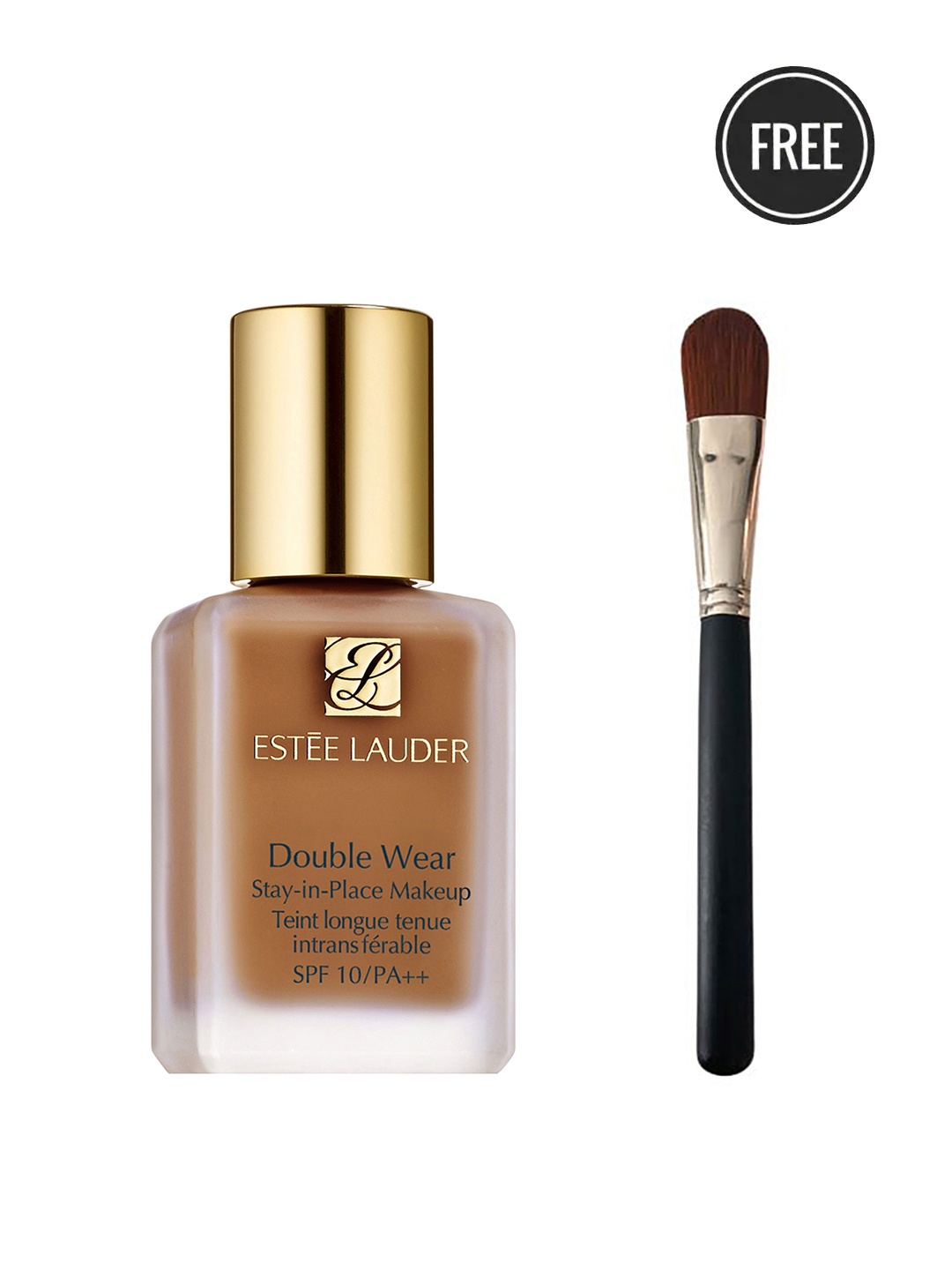 Estee Lauder Double Wear Stay-in-Place SPF10 Foundation- Cinnamon 5W1.5 & Foundation Brush, Brown
Estee Lauder Double Wear Stay-in-Place SPF10 Foundation- Cinnamon 5W1.5 & Foundation Brush, Brown