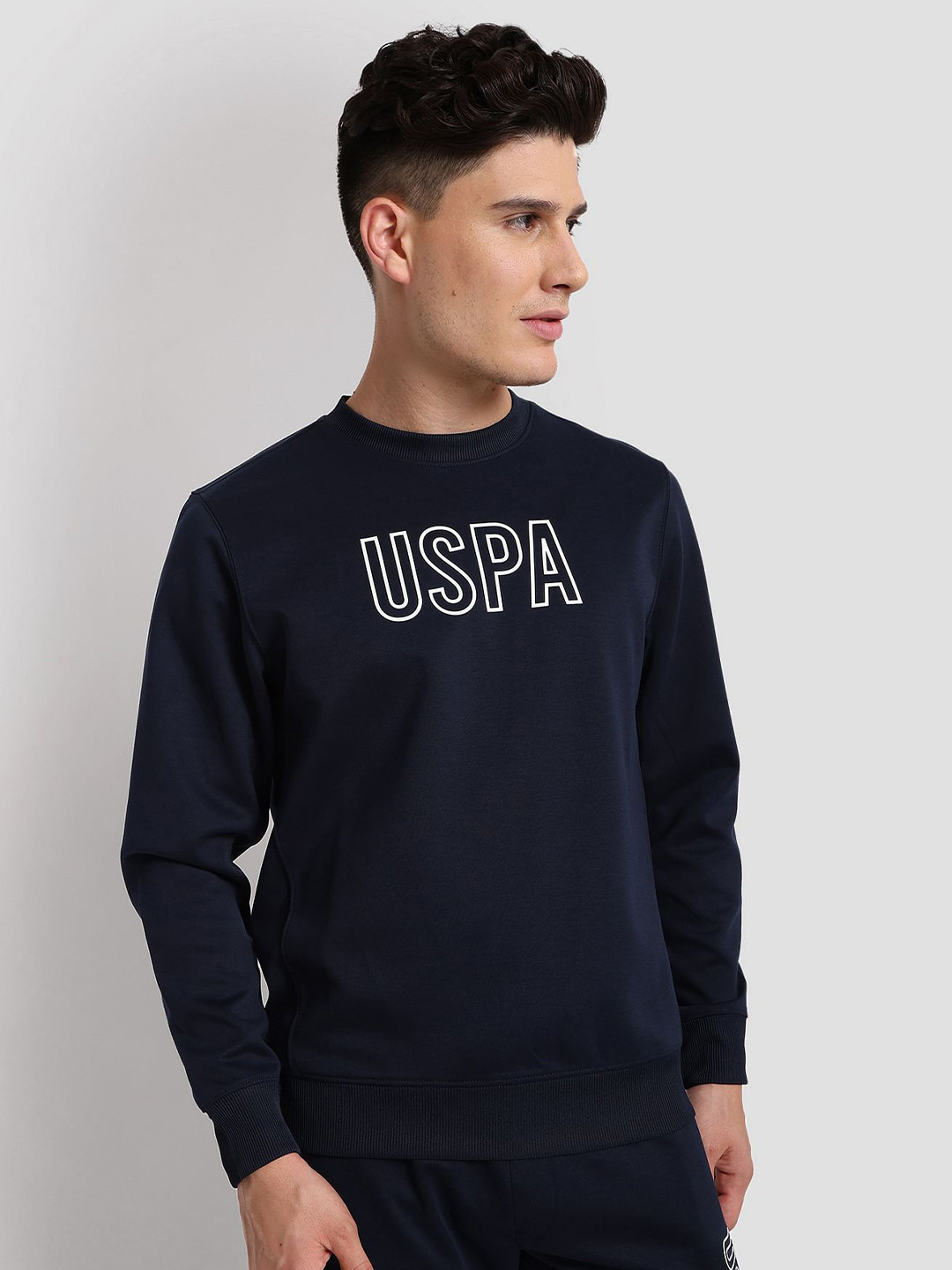 U.S. Polo Assn. Printed Round Neck Outline Logo Active Pullover Sweatshirt, Navy blue
U.S. Polo Assn. Printed Round Neck Outline Logo Active Pullover Sweatshirt, Navy blue