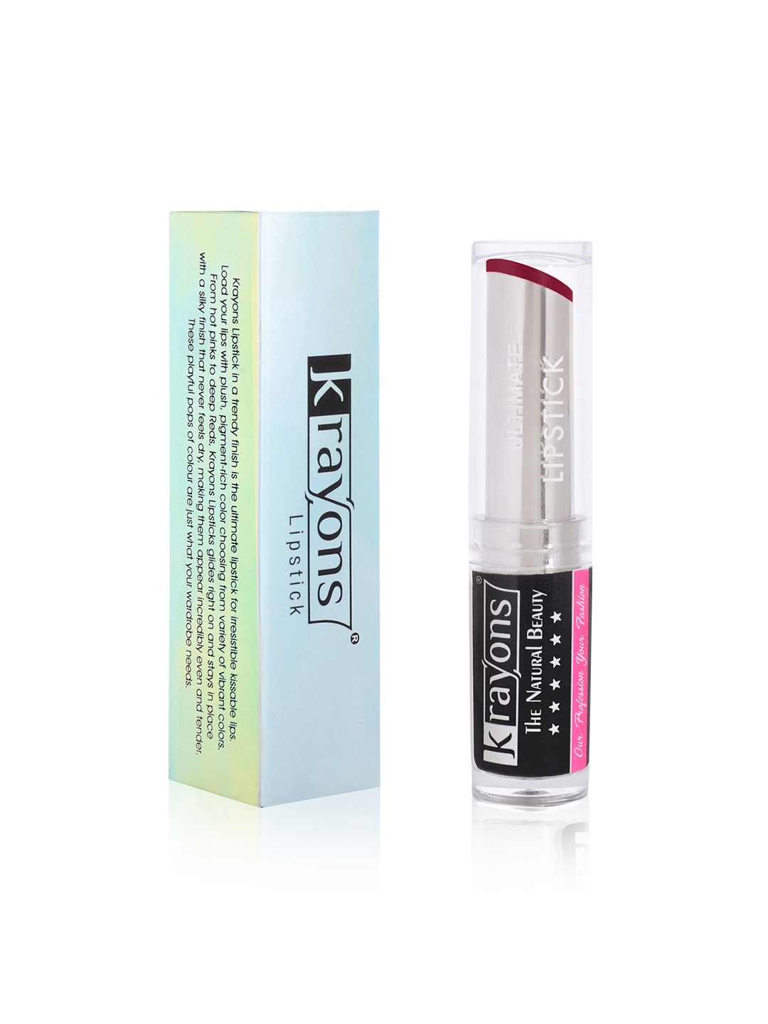 krayons Ultimate Moisturizing Matte Waterproof & Long-Lasting Lipstick 3.5 g -Plum Pink 11
krayons Ultimate Moisturizing Matte Waterproof & Long-Lasting Lipstick 3.5 g -Plum Pink 11