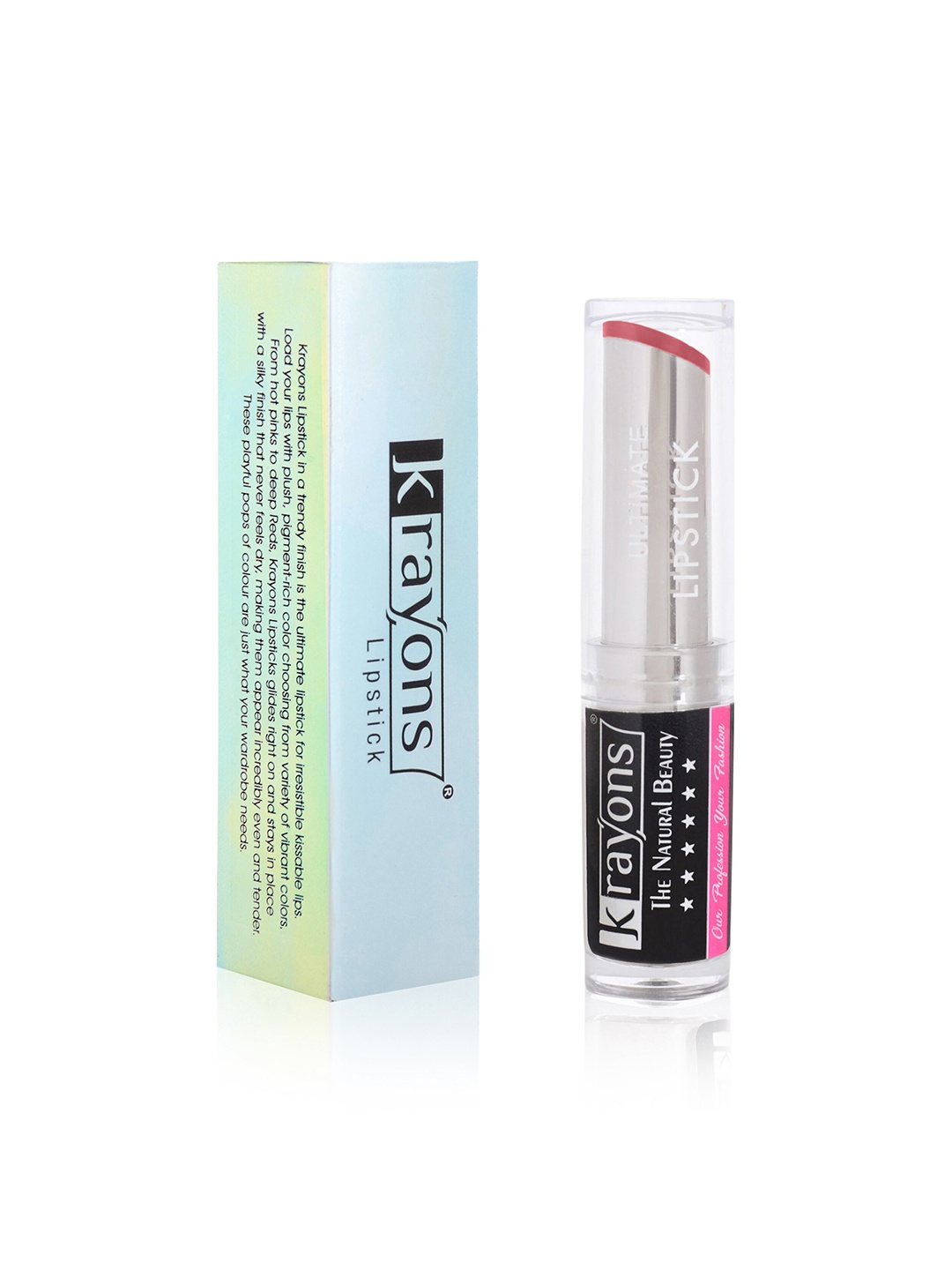 krayons Ultimate Moisturizing Matte Waterproof & Long-Lasting Lipstick 3.5 g -Coral Nude 01
krayons Ultimate Moisturizing Matte Waterproof & Long-Lasting Lipstick 3.5 g -Coral Nude 01