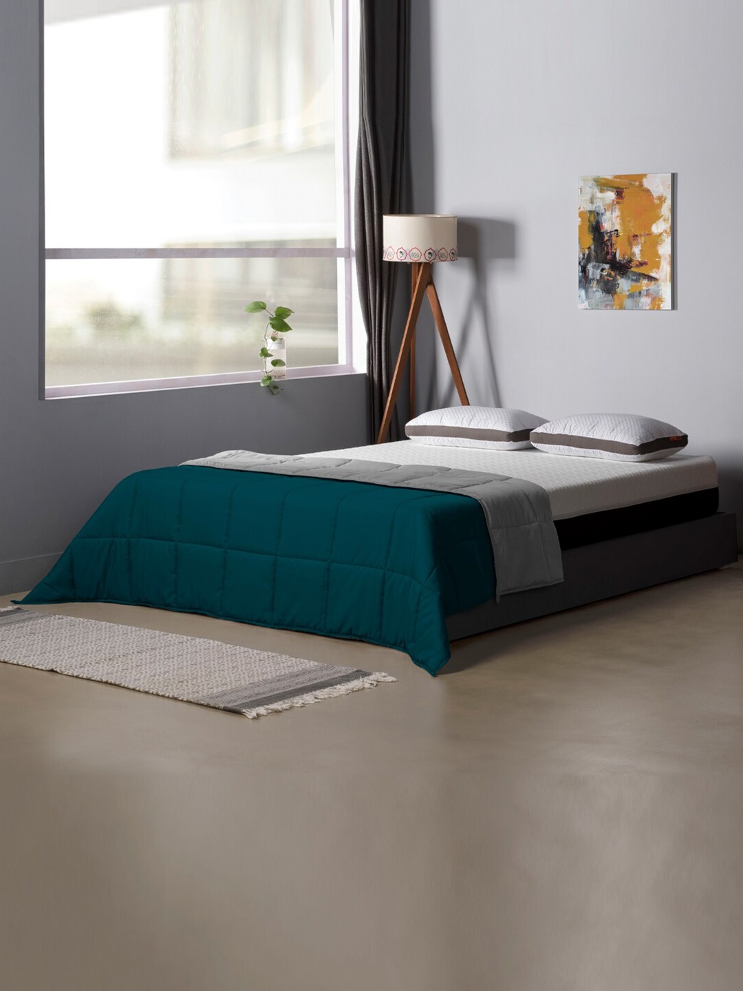 Sleepyhead Teal & Grey Microfiber Reversible Heavy Winter 210 GSM Double Bed Comforter
Sleepyhead Teal & Grey Microfiber Reversible Heavy Winter 210 GSM Double Bed Comforter