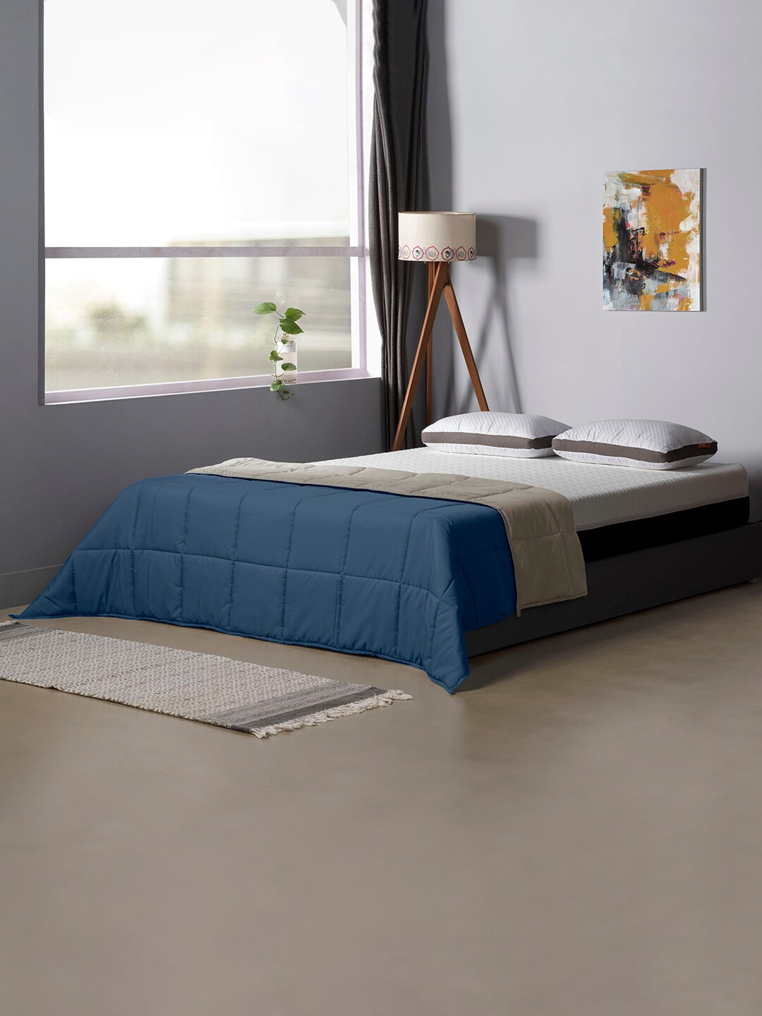 Sleepyhead Blue & Grey Reversible Microfiber Heavy Winter 210 GSM Single Bed Comforter
Sleepyhead Blue & Grey Reversible Microfiber Heavy Winter 210 GSM Single Bed Comforter