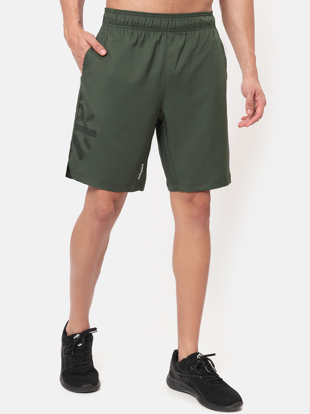 Cultsport Men Training or Gym Performance Shorts, Olive
Cultsport Men Training or Gym Performance Shorts, Olive